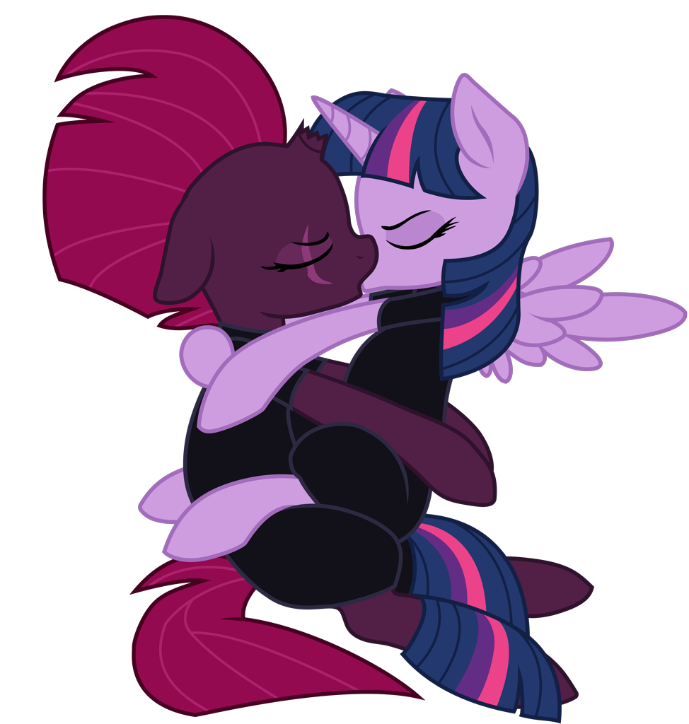 Типичная парочка - Арт, My Little Pony, PonyArt, Tempest Shadow, Twilight sparkle, Шиппинг, MLP Lesbian