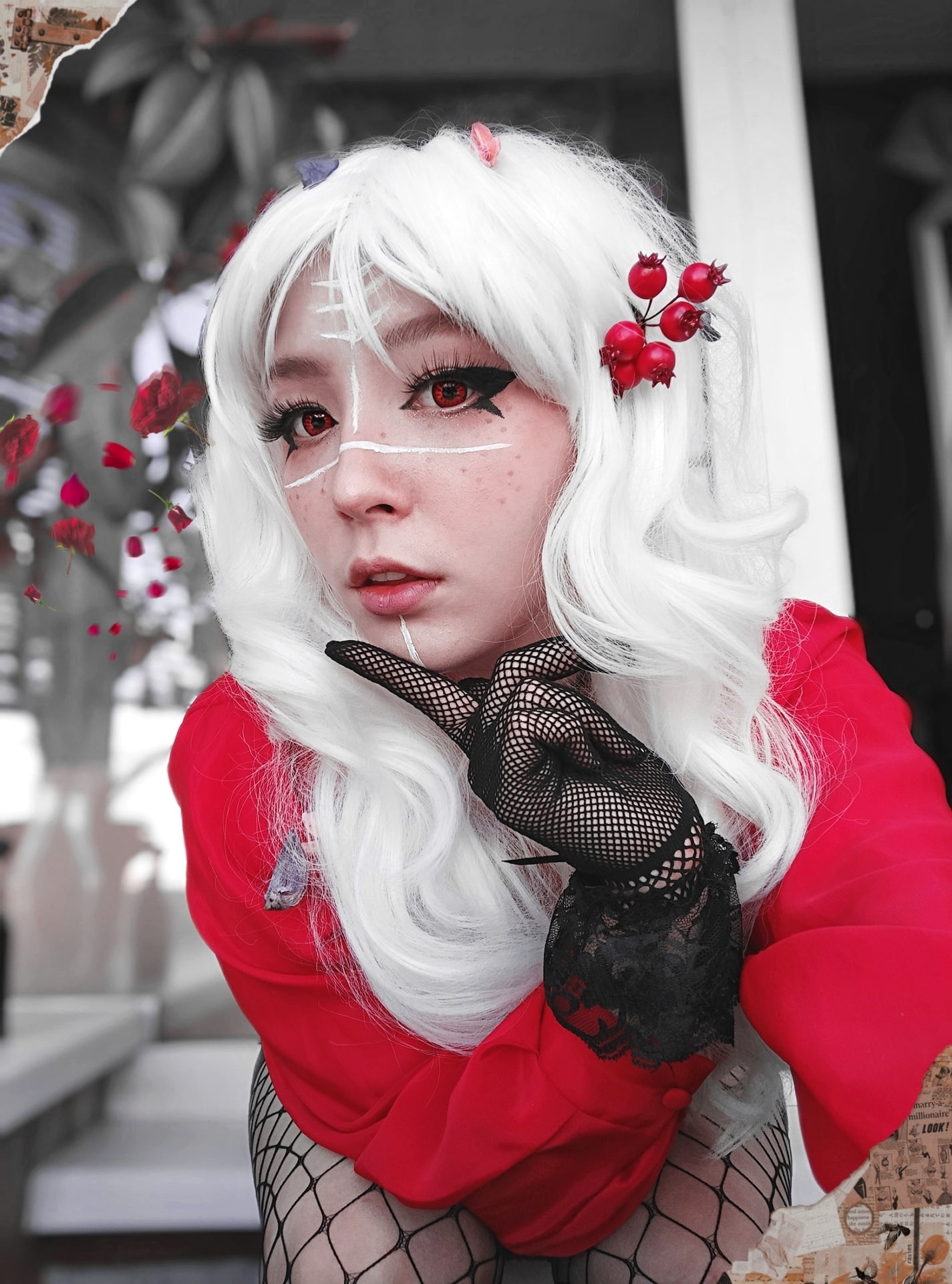 3 hours of makeup to wash off in 5 minutes - My, Cosplay, Craft, Games, Anime, PHOTOSESSION, Minecraft, League of legends, Makeup, Make-up artists, Wig, Costume, Makeup, Longpost