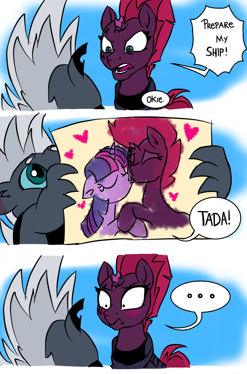 - Подготовь мой корабль! - Арт, My Little Pony, PonyArt, Tempest Shadow, Twilight sparkle, Шиппинг, MLP Lesbian