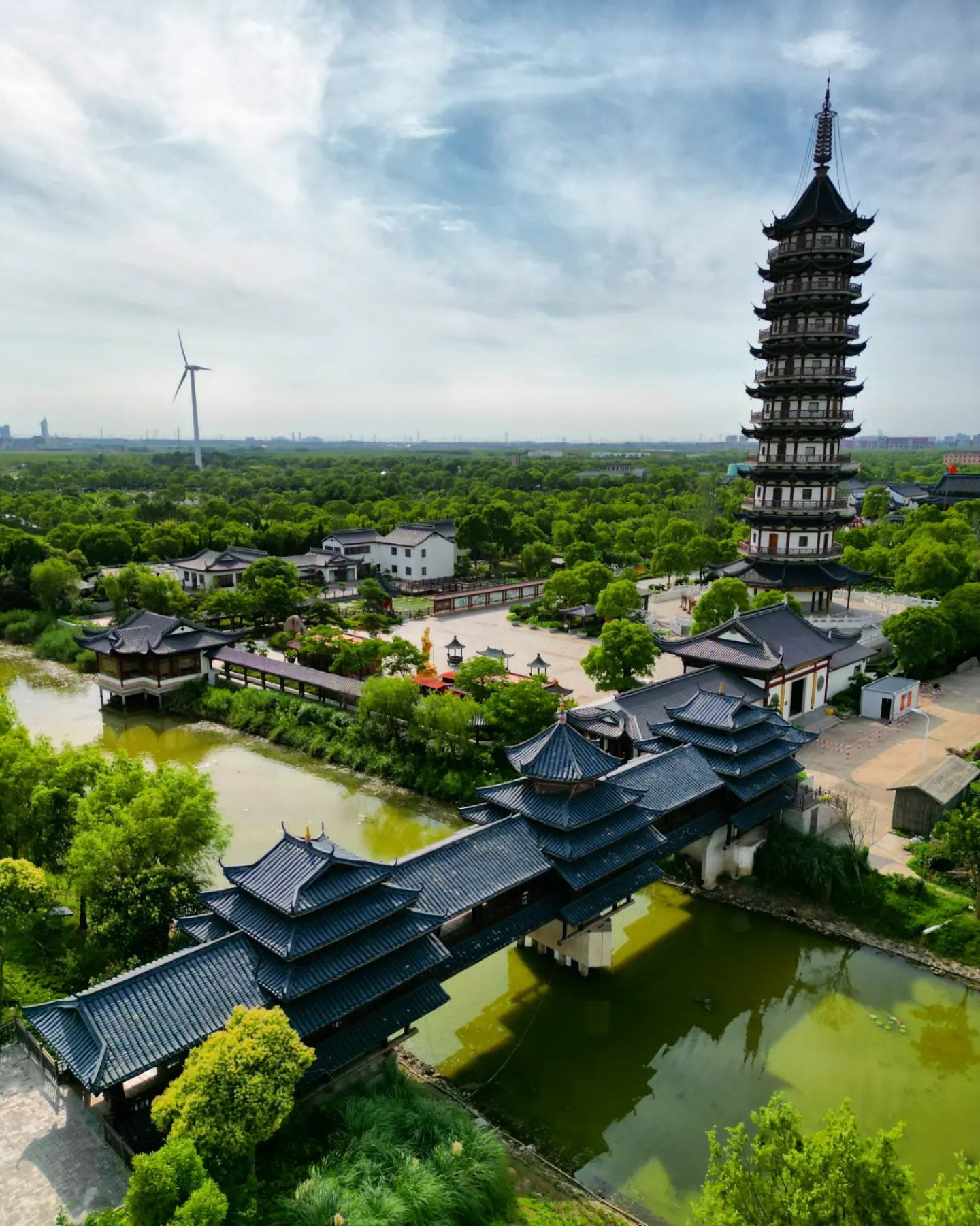 Guanyin Temple in east China Sea - My, China, Video, Drone, Dji, The photo, Buddhism, Asia, Youtube, Longpost