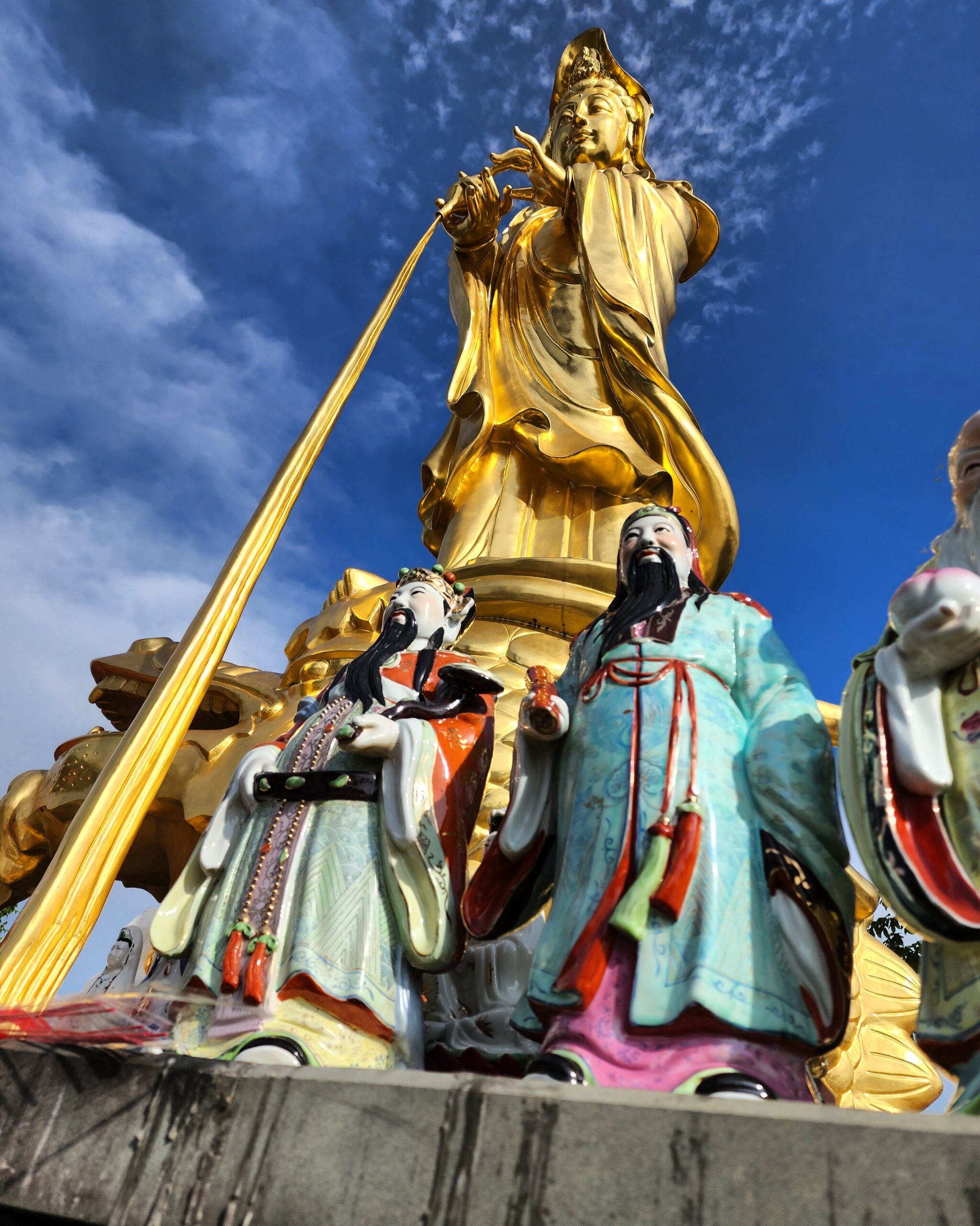 Guanyin Temple in east China Sea - My, China, Video, Drone, Dji, The photo, Buddhism, Asia, Youtube, Longpost