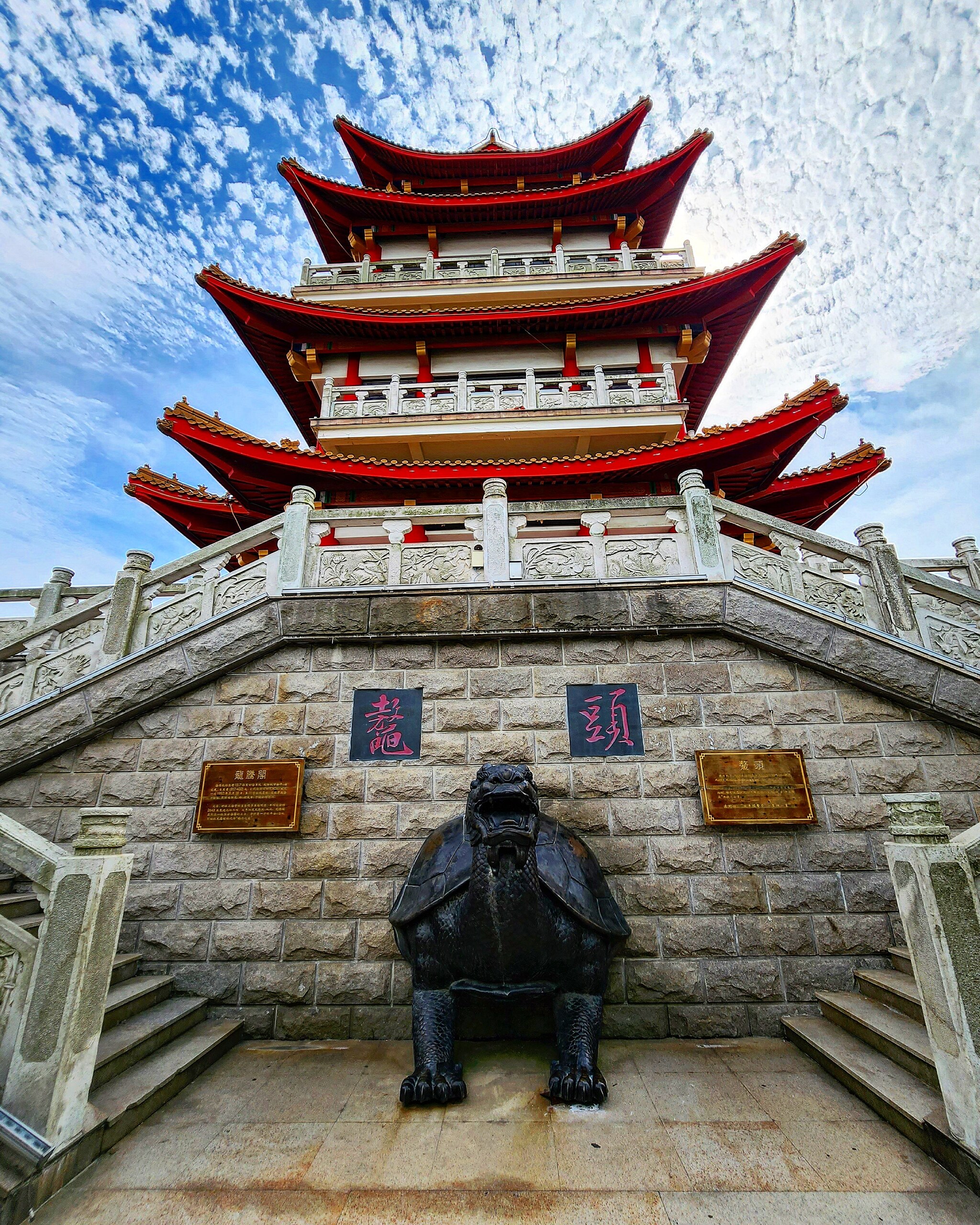 Guanyin Temple in east China Sea - My, China, Video, Drone, Dji, The photo, Buddhism, Asia, Youtube, Longpost