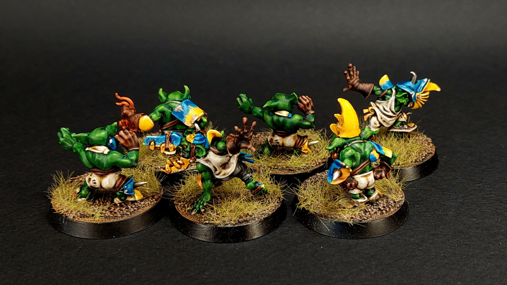 Blood Bowl orc team - Hobby, Warhammer, Blood Bowl, Painting miniatures, Collecting, Miniature, Figurines, Video, Soundless, Longpost