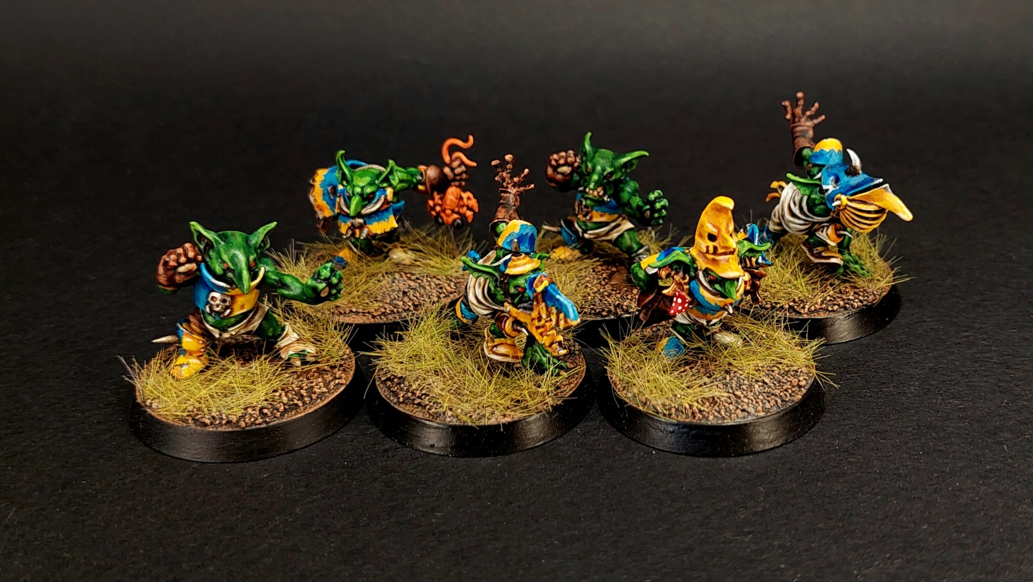 Blood Bowl orc team - Hobby, Warhammer, Blood Bowl, Painting miniatures, Collecting, Miniature, Figurines, Video, Soundless, Longpost