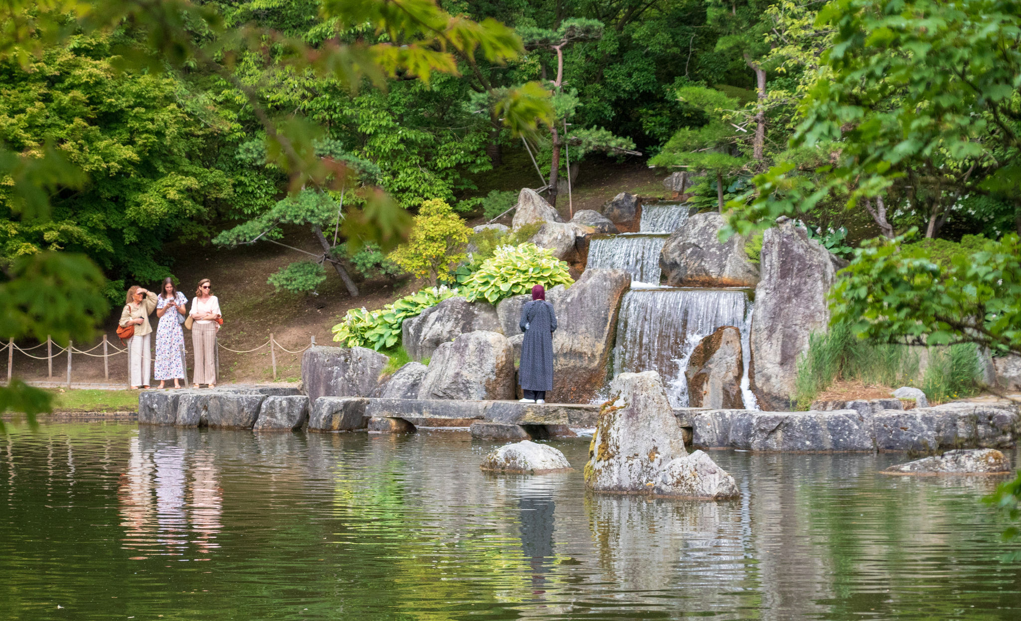 Japanese garden - My, The park, Japan, Belgium, The photo, Limburg, Stream, Pond, Catfish, Video, Youtube, Longpost