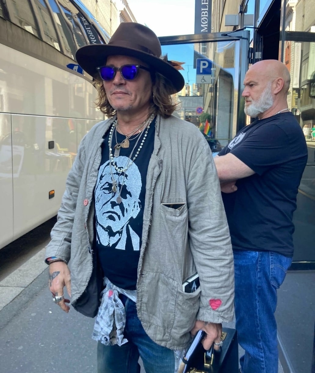 Johnny Depp is finally enjoying life - Johnny Depp, Celebrities, Actors and actresses, Musicians, Jeff Beck, Video, Youtube, Longpost