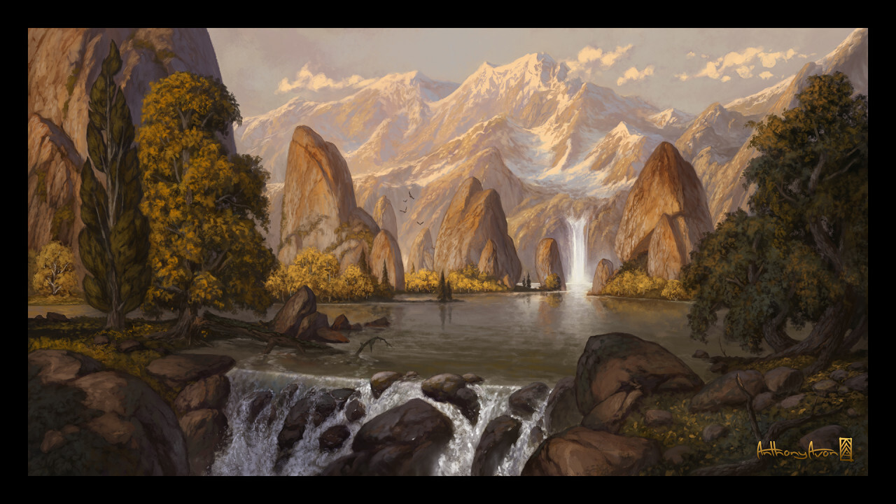 Brittingham Eminence - Art, The mountains, Lake, Landscape, Nature, Anthonyavon