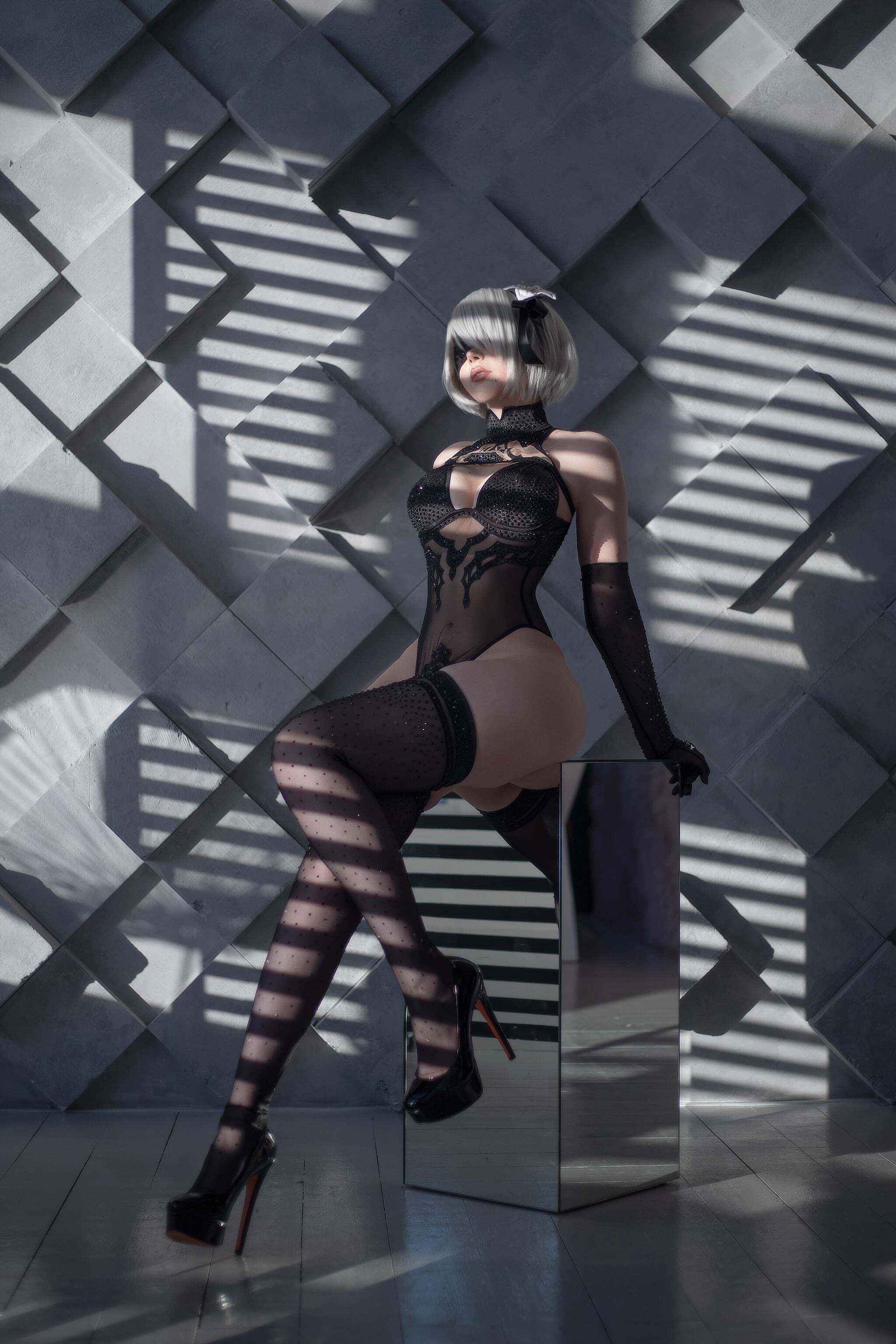 Beautiful flower - NSFW, Cosplay, Games, NIER Automata, NIER, Yorha unit No 2 type B, Android, Girls, Erotic, The photo, Longpost