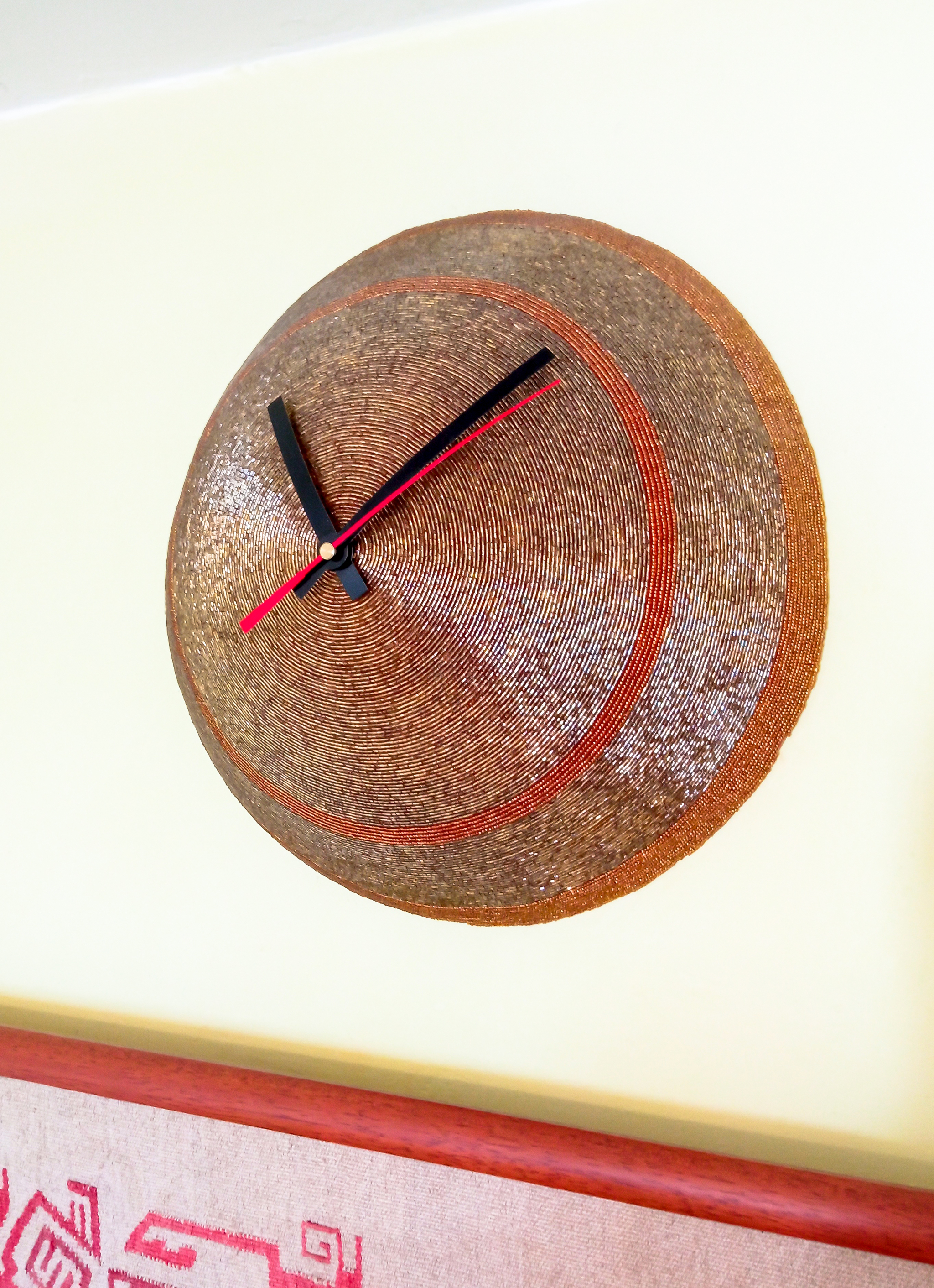 clock time - My, Beads, Clock, Handmade, Interior, Needlework without process, Longpost