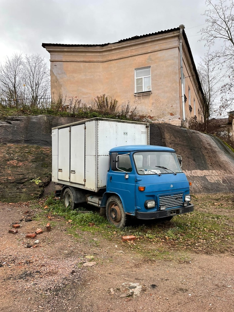 Response to the post KAvZ-685; Leningrad region, Vyborg, 1989 - My, Auto, Vyborg, Truck, Reply to post