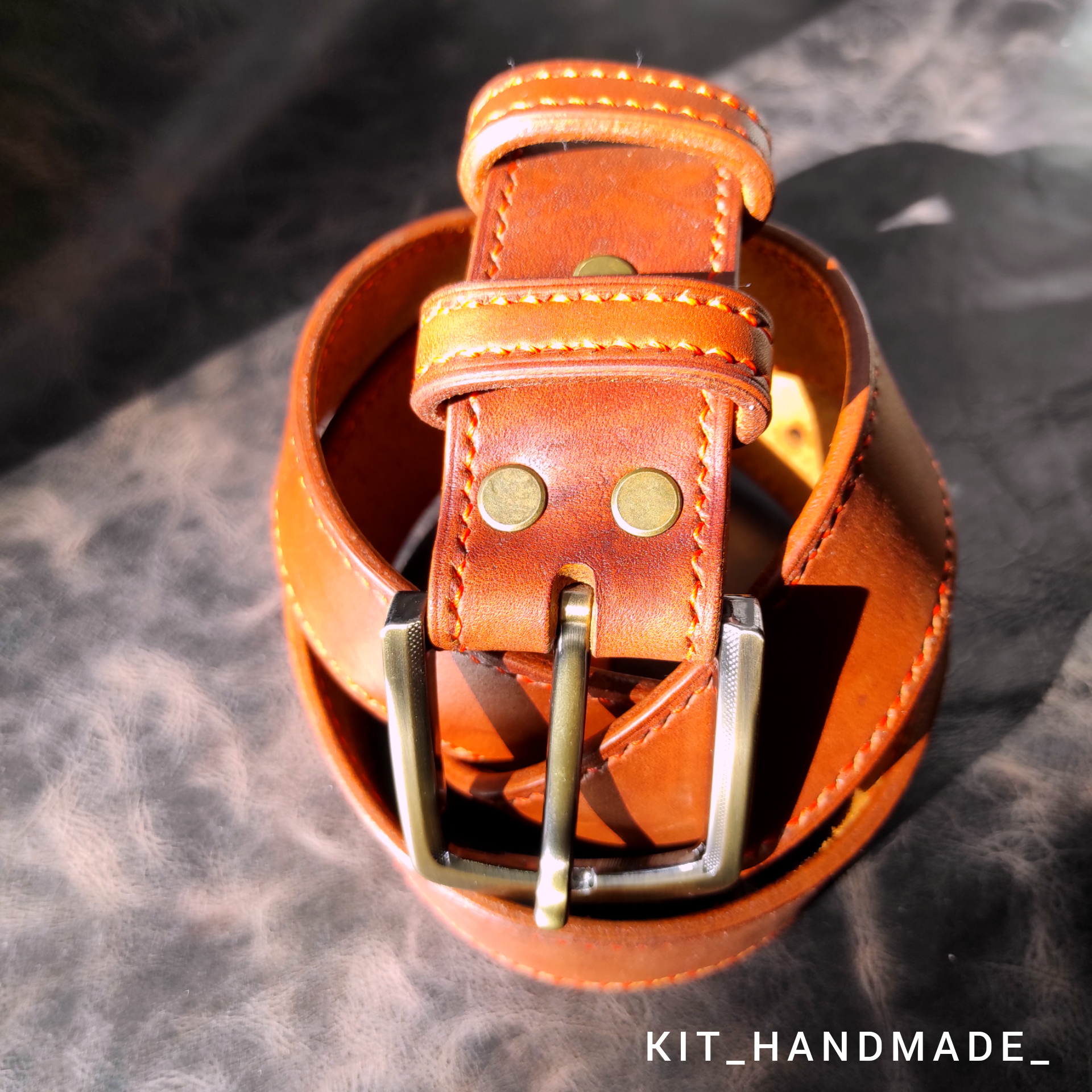 Leatherworking - My, Belt, With your own hands, Leather products, Natural leather, Leather, Longpost