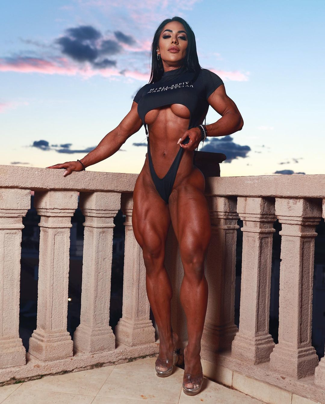 Maria Paulette Aranguren - NSFW, Erotic, Sports girls, Girls, Fitonyashka, Strong girl, Bodybuilders, Wellness, The photo, Longpost, Maria Paulette