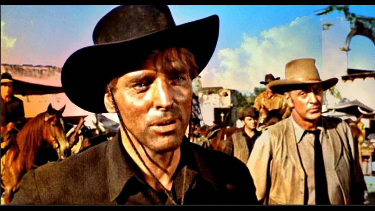 Best American Westerns!!! (final 5th part) - My, What to see, I advise you to look, Poster, Movies, Western film, Wild West, Cowboys, Nostalgia, Screenshot, Actors and actresses, James Stewart, Audrey Hepburn, Classic, Hollywood, Parody, Humor, Longpost