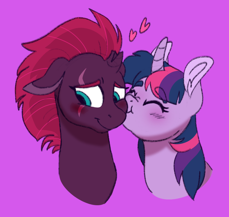 Буп - Арт, My Little Pony, PonyArt, Tempest Shadow, Twilight sparkle, Шиппинг, MLP Lesbian