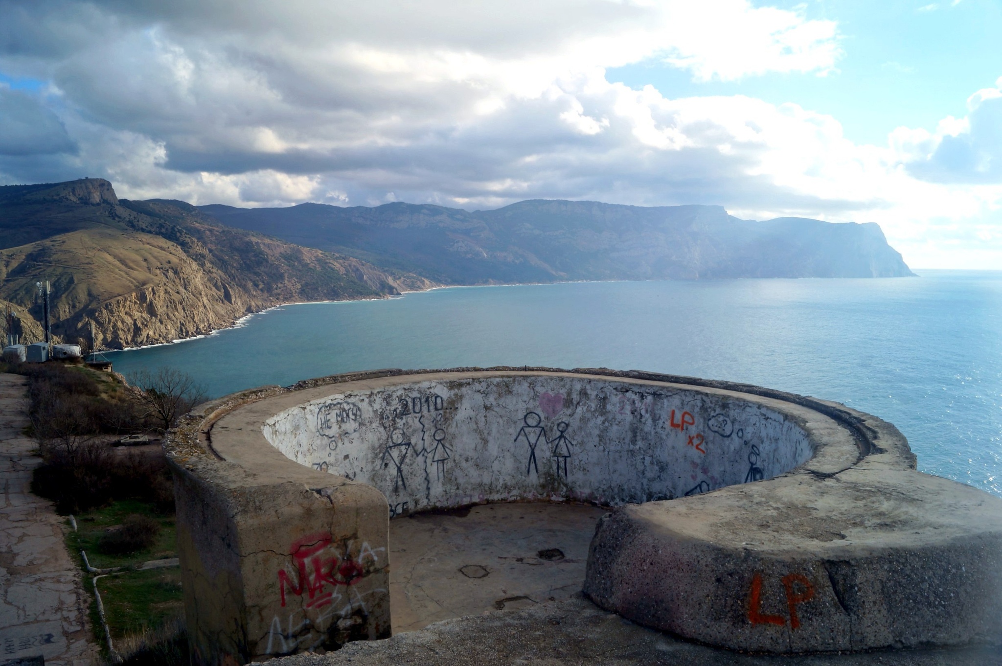 Balaklava is a city on the southwestern coast of Crimea - My, Abandoned, The nature of Russia, beauty of nature, sights, Nature, Crimea, Sea, Black Sea, The rocks, Balaclava, Sky, Fortress, Clouds, Landscape, Gotta go, beauty, Cliff, Sevastopol, Bay, Resort, Longpost