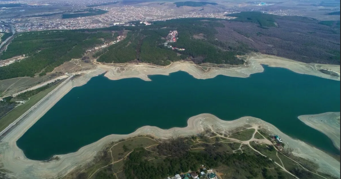 Водохранилище симферополь сегодня фото