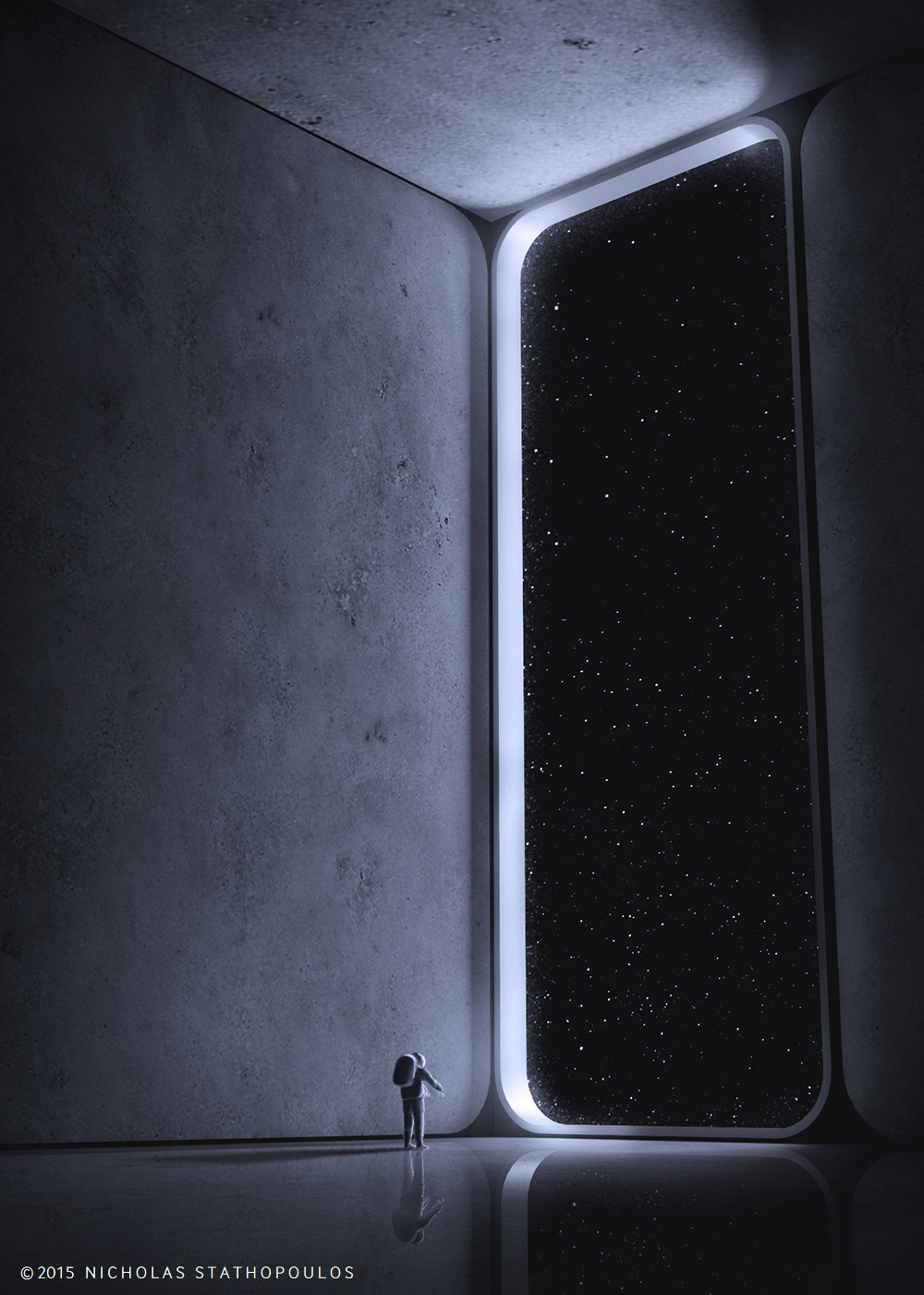 Exit to infinity - Art, Science fiction, Space