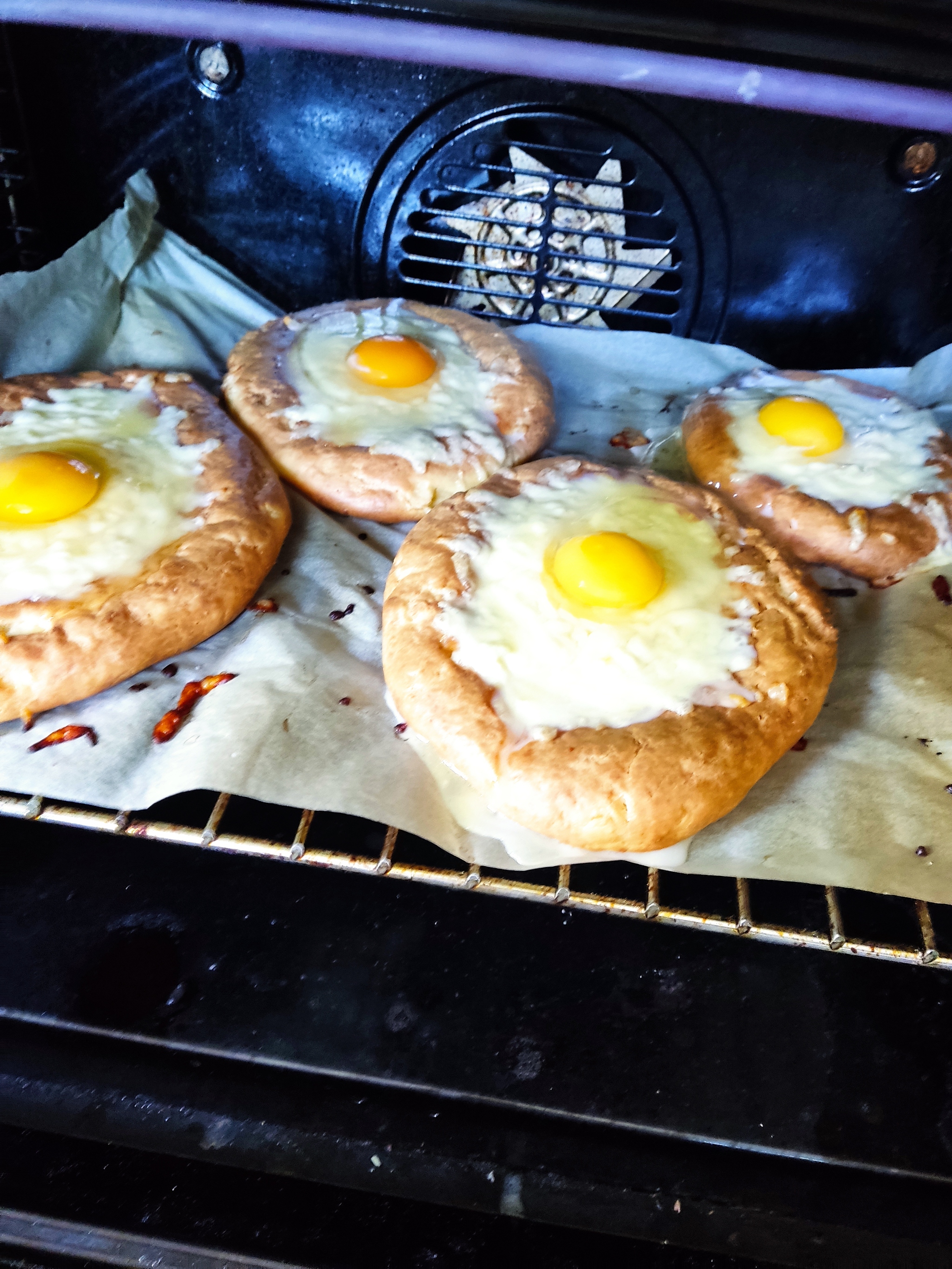 Adjarian Khachapuri - My, Khachapuri, Recipe, Breakfast, Longpost, Bakery products