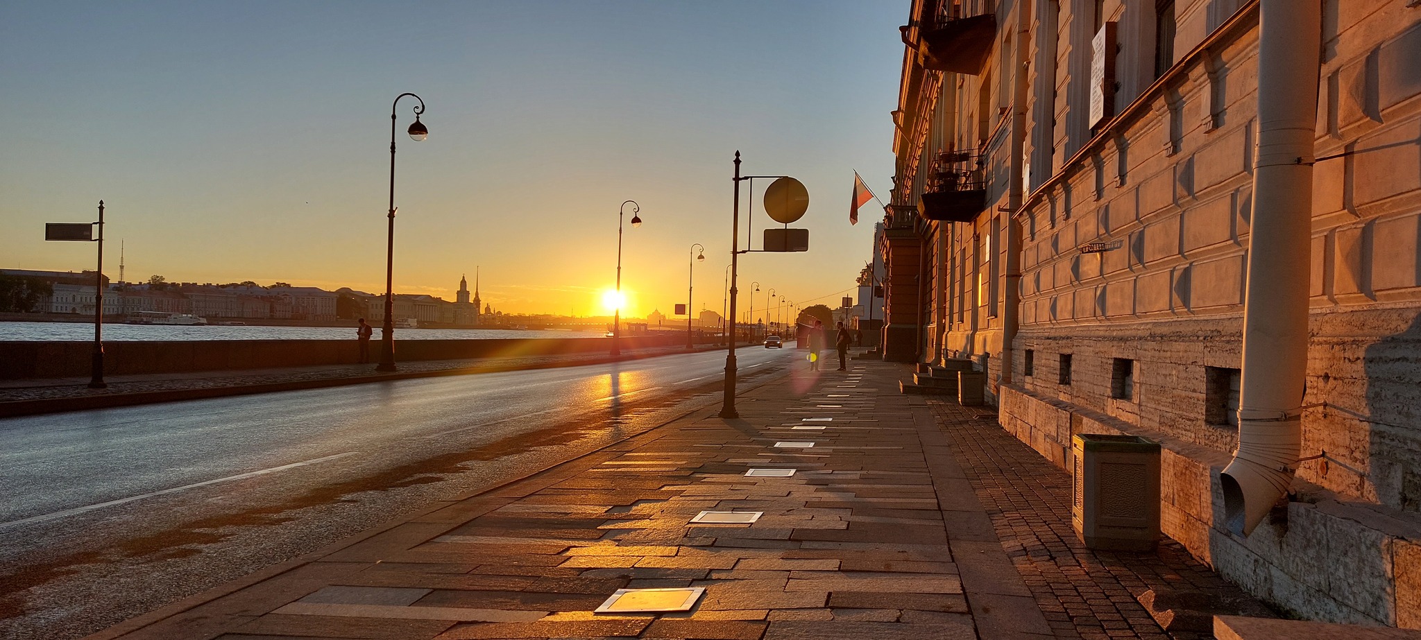 Dawn after scarlet sails - My, Saint Petersburg, dawn, Scarlet Sails, The photo, Beautiful view