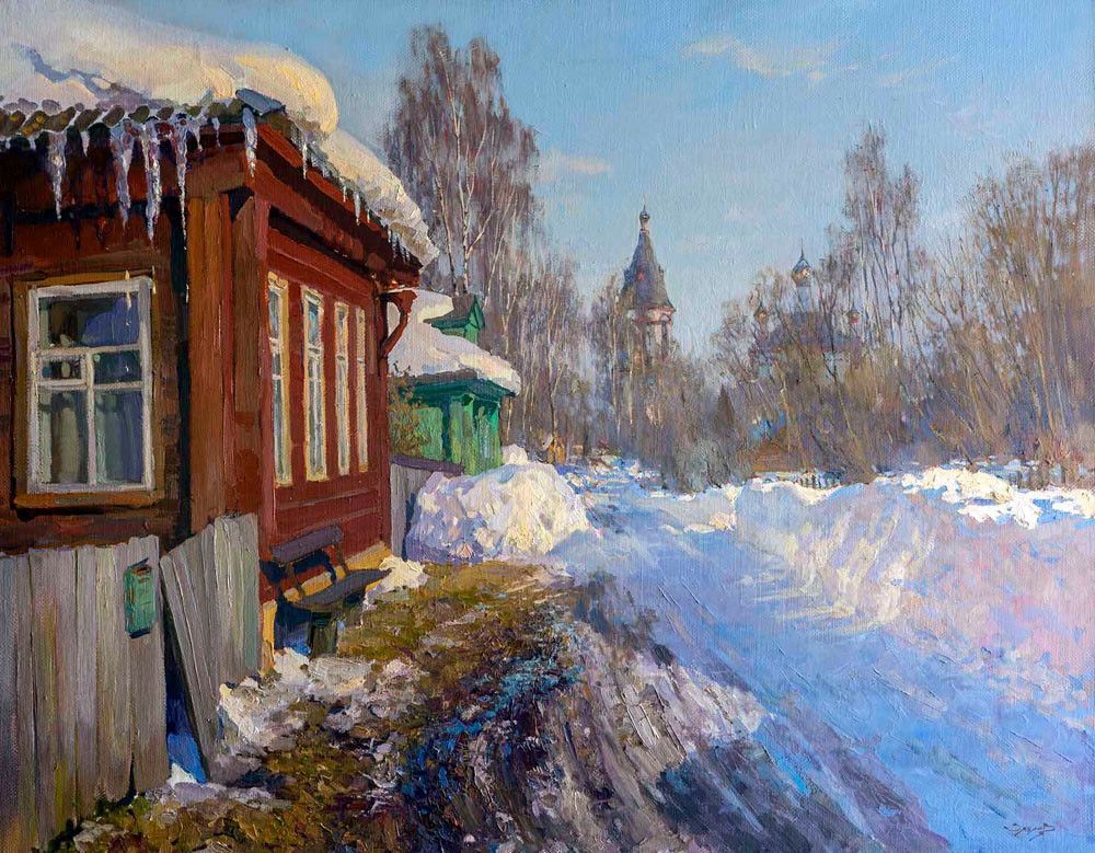 Artist Yaroslav Zyablov - Retro, Painting, Rustic style, Landscape