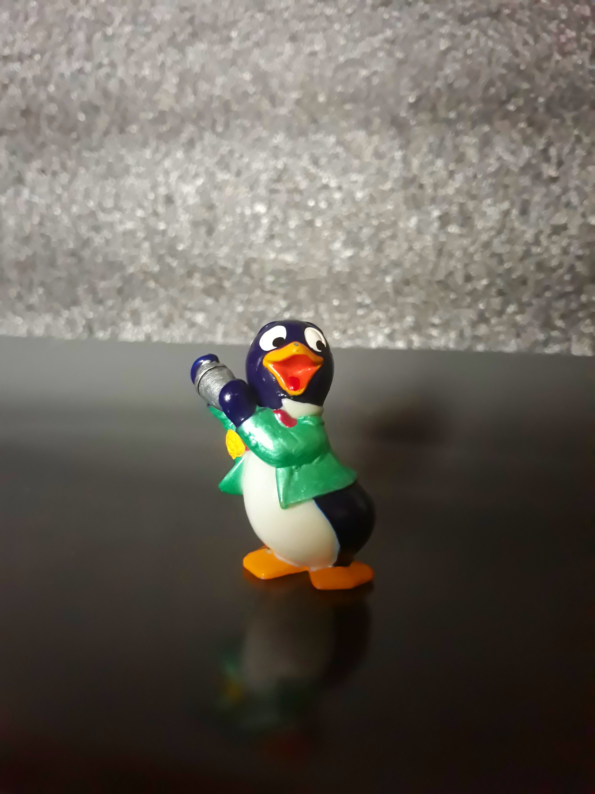 Penguin bartender from Kinder Surprise. - My, Penguins, Bartender, Childhood, Kinder Surprise, Toys, Childhood of the 90s, Longpost