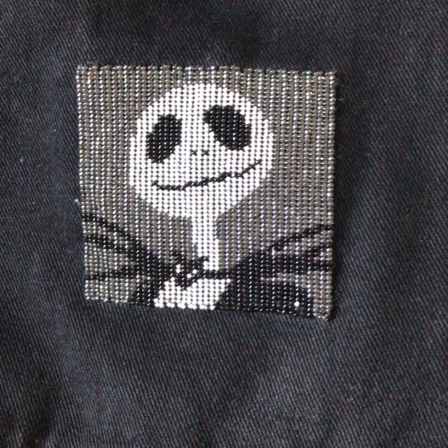 Jack Skellington Beaded - My, Beads, Needlework without process, The nightmare before christmas, Longpost