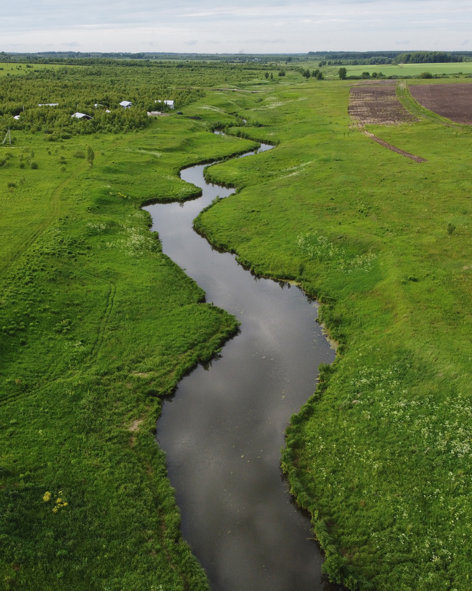 За городом - Моё, Фотография, Дрон, Россия, Лето, Природа, Длиннопост