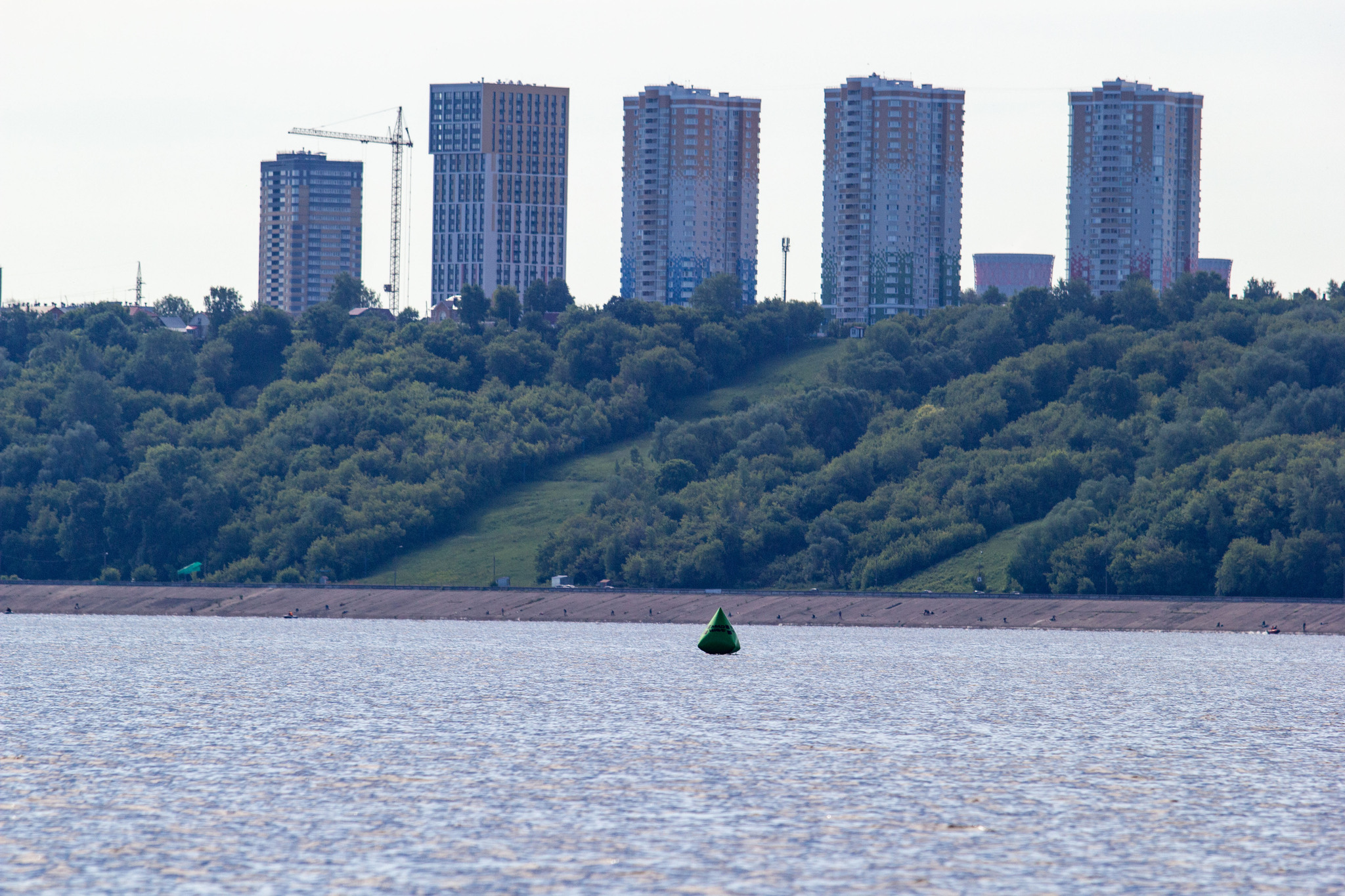 Crossed the Volga - My, Swimming, Cheboksary, Volga river, Longpost, Sport