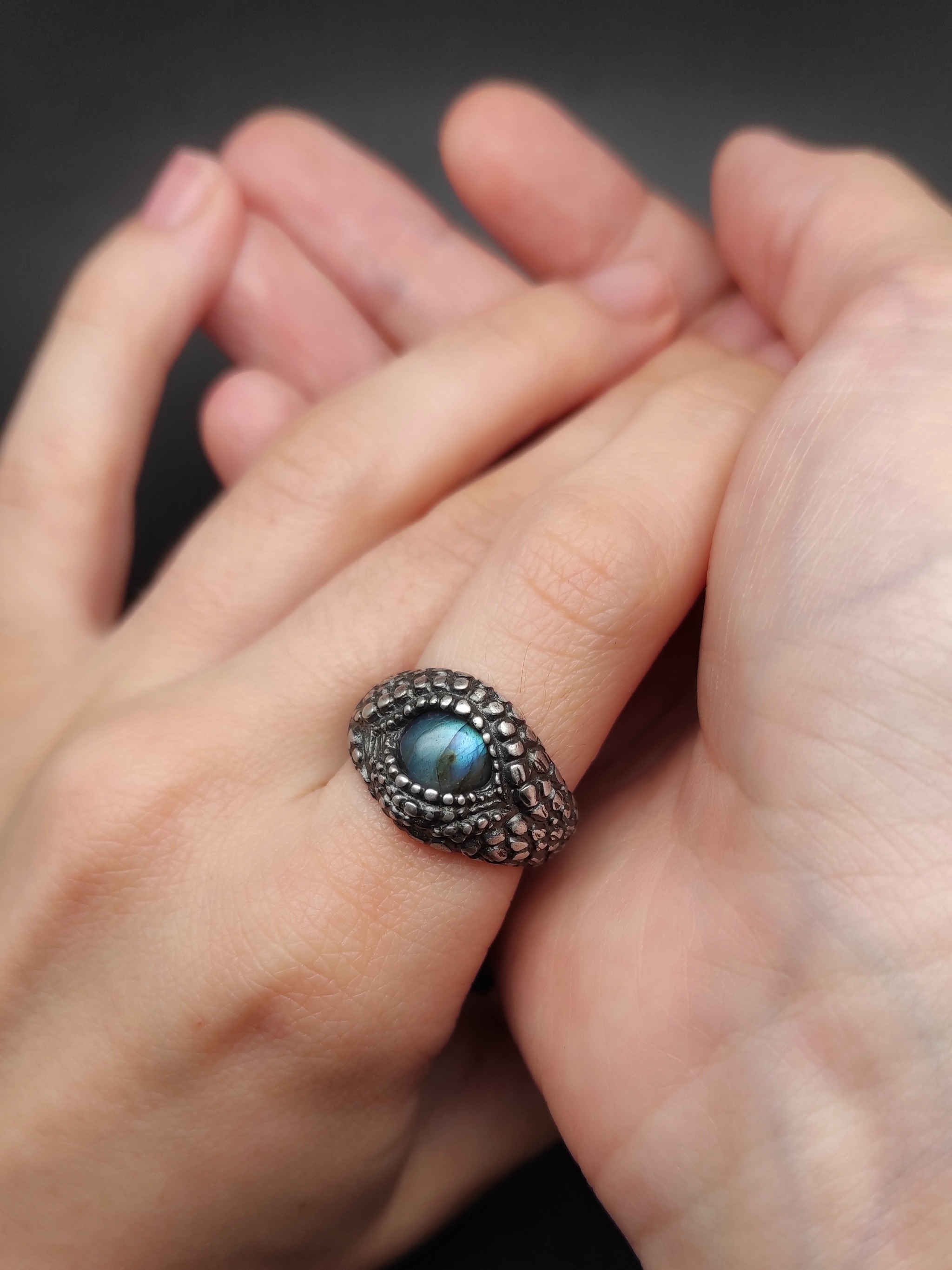 I show the rings in action - My, Jewelry, Silver, Ring, Handmade, Needlework without process, Longpost