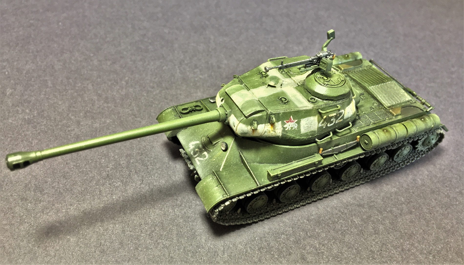 IS-2 from Zvezda. - My, Stand modeling, Scale model, Tanks, IS-2, Longpost