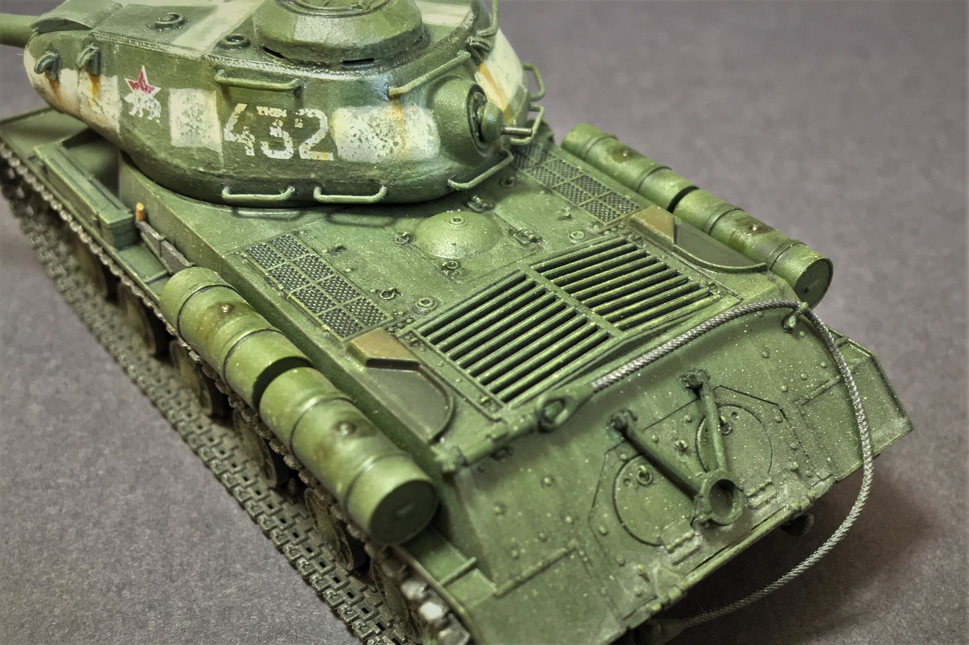 IS-2 from Zvezda. - My, Stand modeling, Scale model, Tanks, IS-2, Longpost