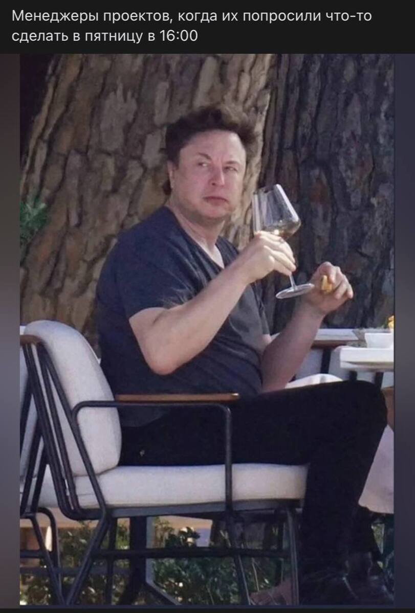 Or just Project managers when asked to do something - Elon Musk, Picture with text, Memes