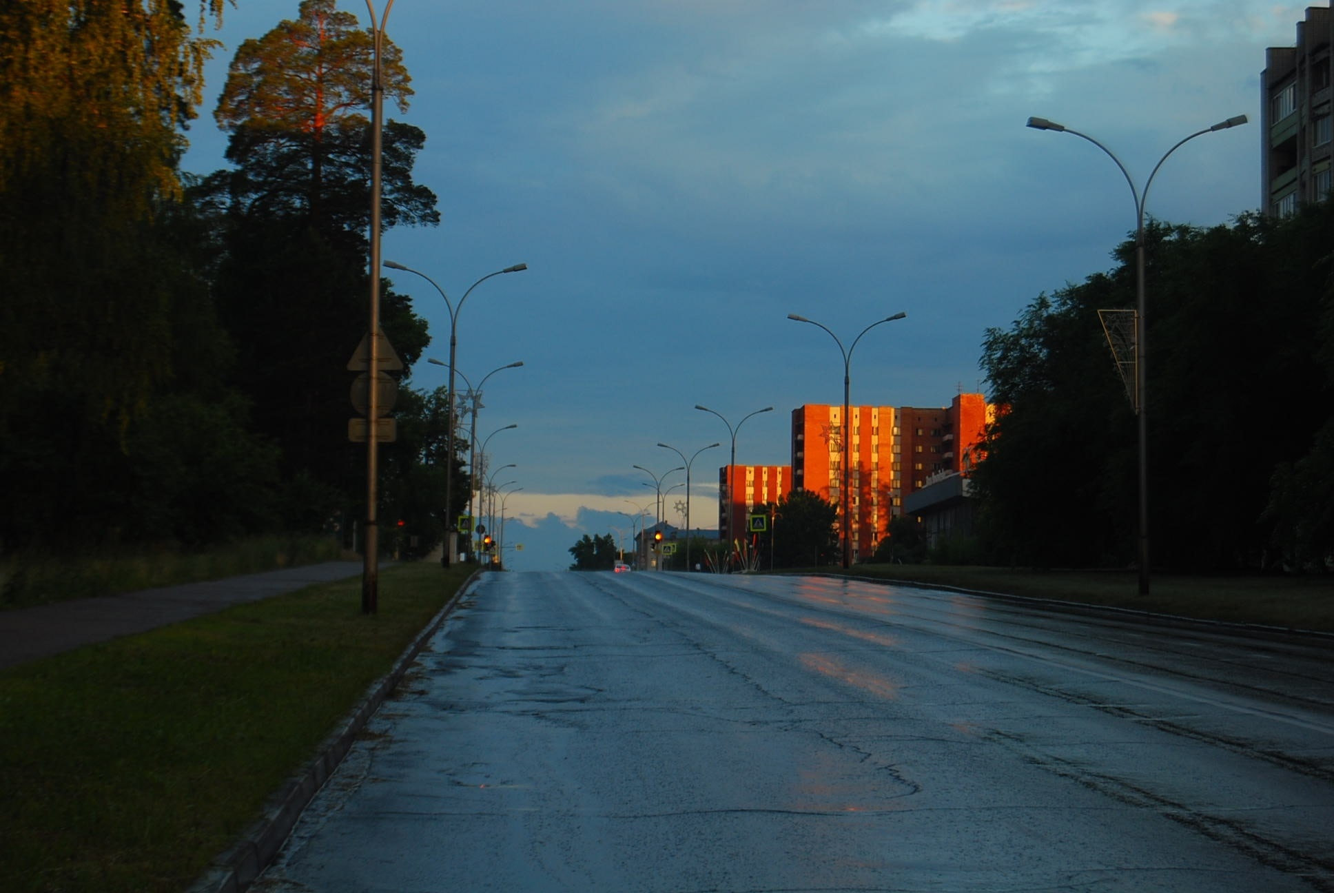 Sarov. After the rain - My, Sarov, But, Closed city, After the rain, Longpost, Landscape, The photo