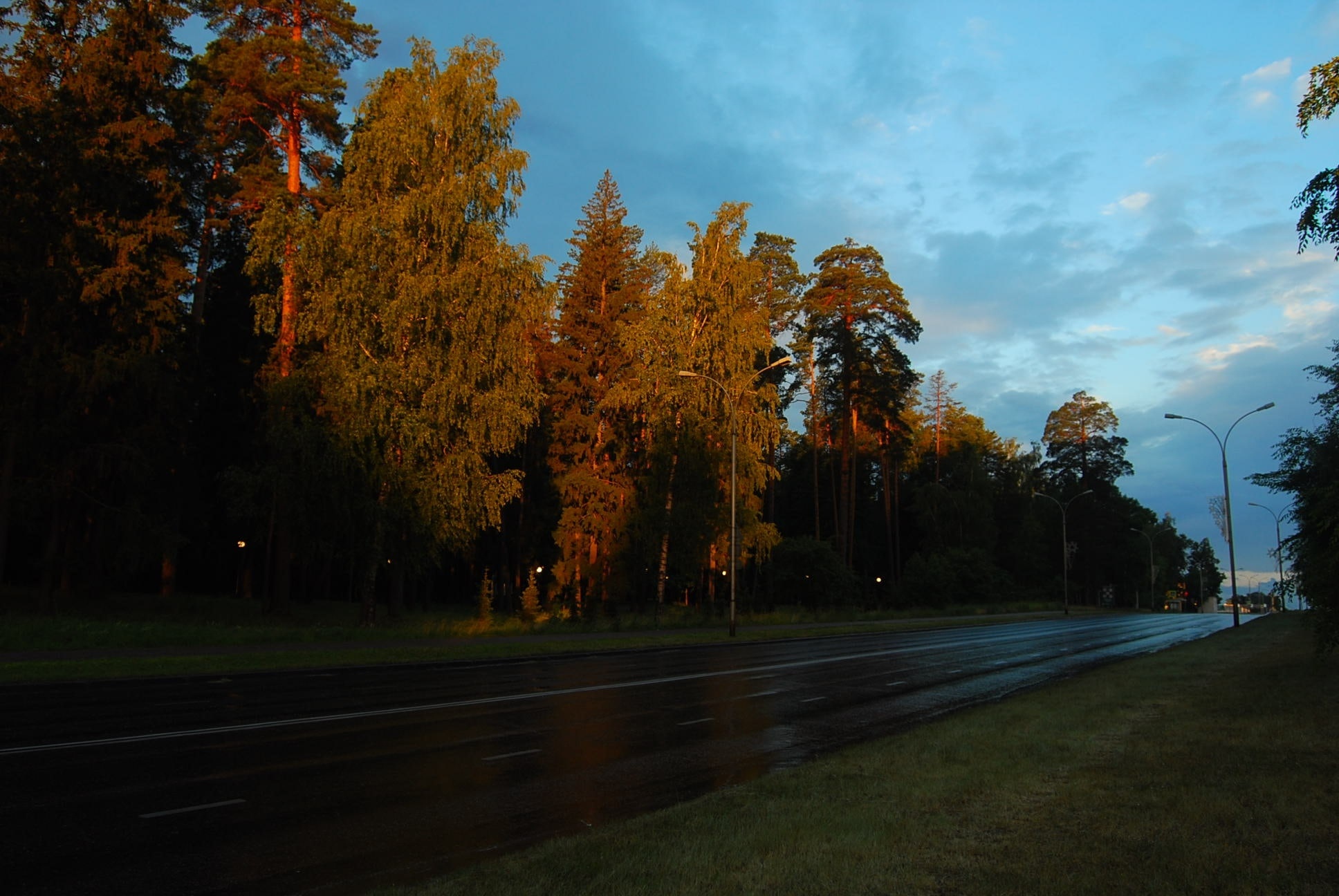 Sarov. After the rain - My, Sarov, But, Closed city, After the rain, Longpost, Landscape, The photo