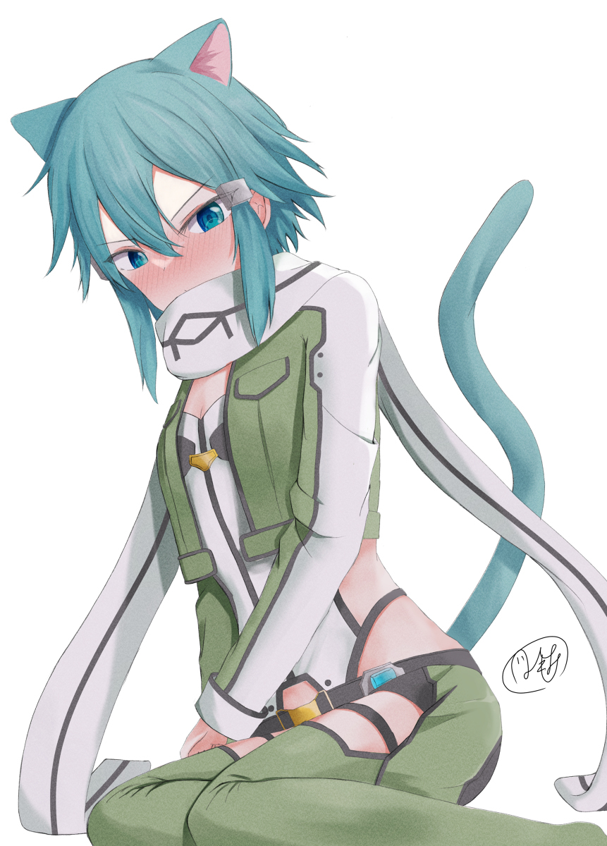 Sinon - Anime art, Anime, Shino asada, Sword Art Online, Animal ears