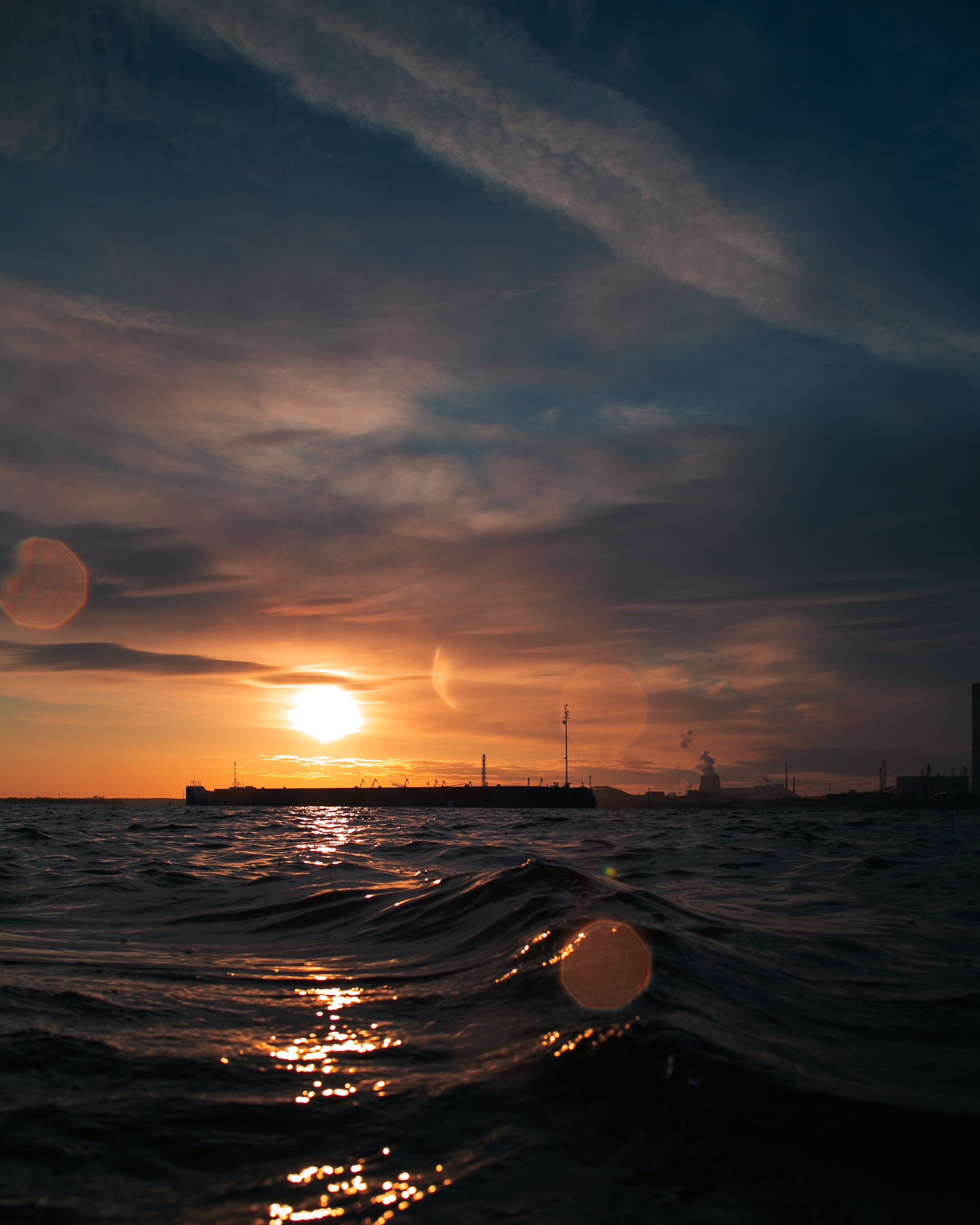 Sunset over Sheksna, Cherepovets - My, The photo, River, Sunset, Battle of sunsets, Summer, Cherepovets, Canon, Canon 6d, Sheksna, Sky