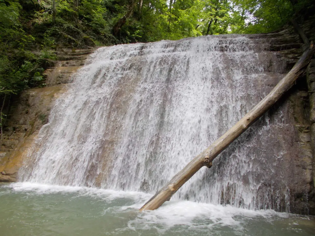 Plesetsk waterfalls - My, Mountain tourism, Waterfall, Gelendzhik, Longpost