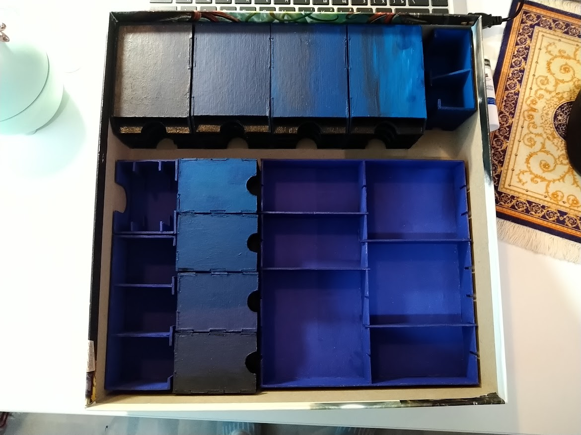 Organizer for Ancient Horror (next) and Dice Tower (next) - My, Board games, With your own hands, Howard Phillips Lovecraft, Longpost, Video, Soundless, Vertical video