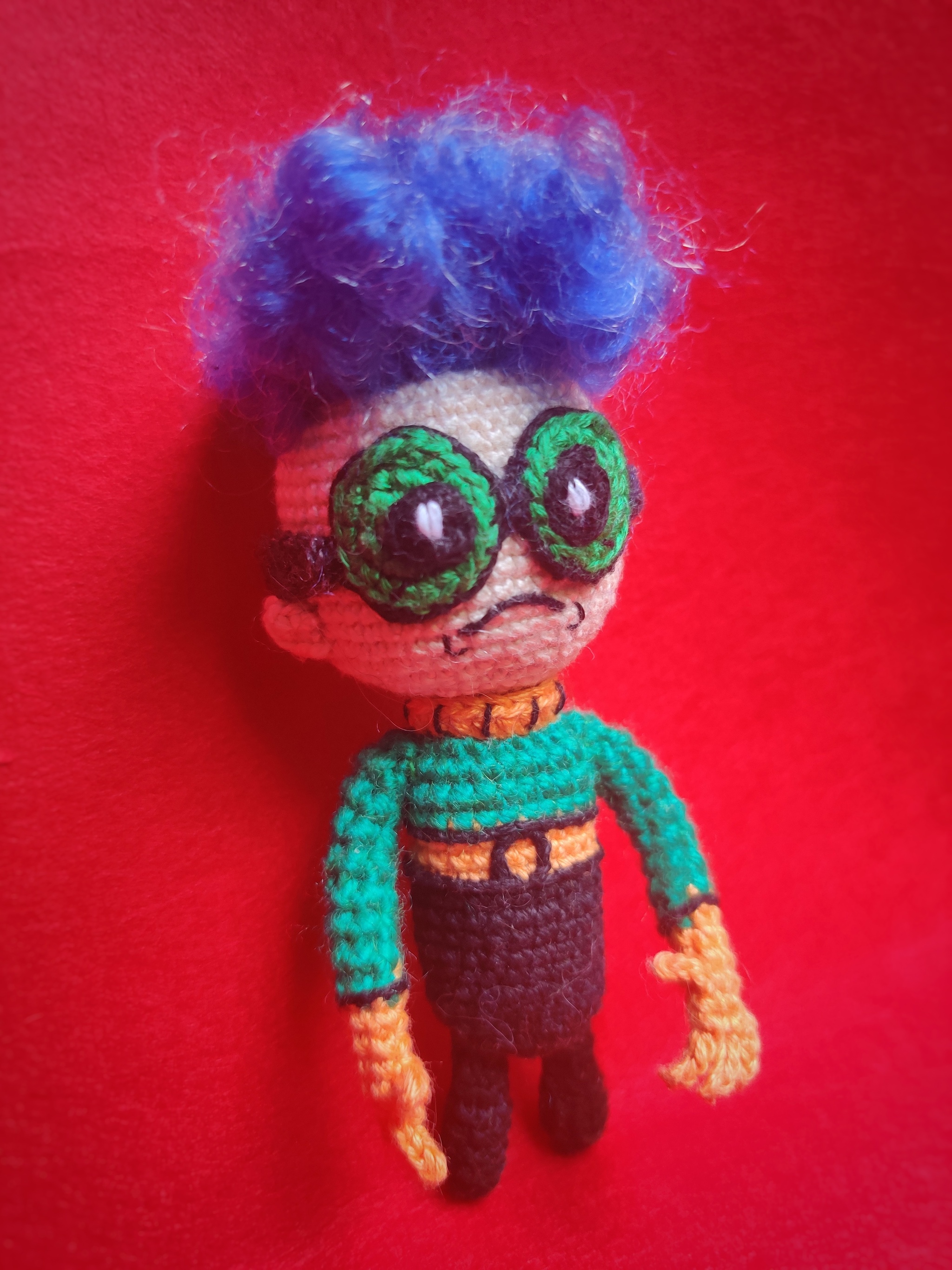 Oxygen not included - My, Oxygen not included, Knitted toys, Amigurumi, Crochet, Needlework without process, Video, Youtube, Longpost