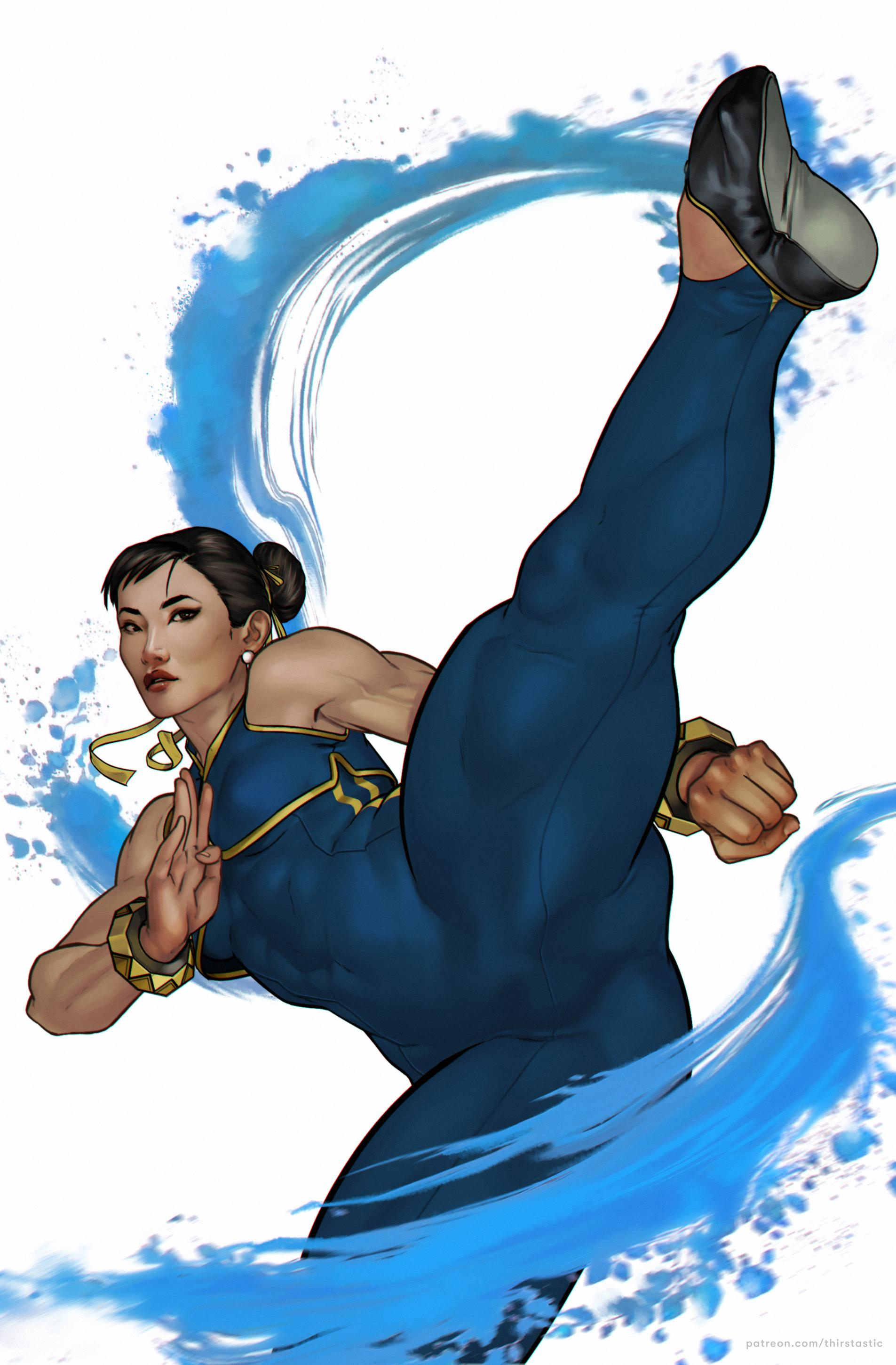 Chun-li - Art, Street fighter, Chun-Li, Strong girl, Asian, Fitonyashka, Sports girls, Girls, Thirstastic