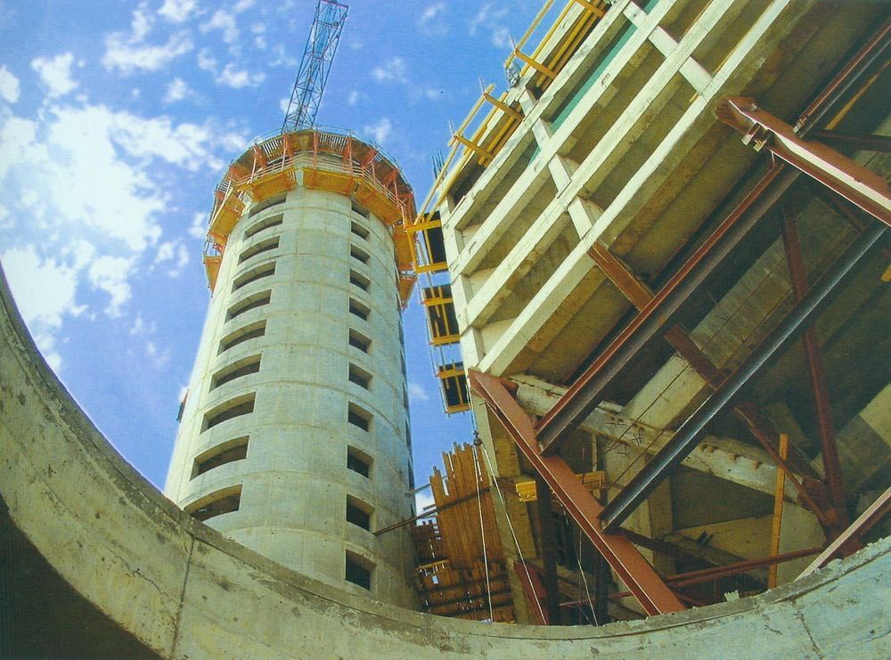 Construction of the National Library. Minsk, 2004 - Republic of Belarus, National Library, Minsk, 2004, The photo, Construction, Longpost