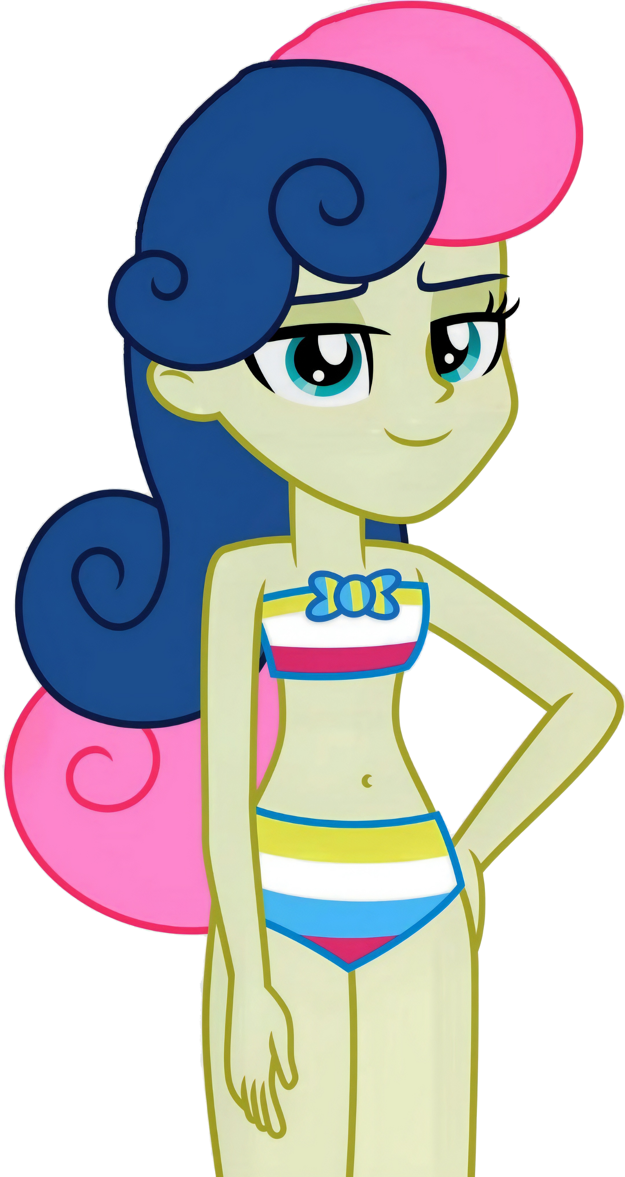 Equestria girls. Home Eight (my version). Heroines in swimsuits - Equestria girls, Swimsuit, Longpost, My little pony, Twilight sparkle, Fluttershy, Rarity, Pinkie pie, Bon bon, Twinkle Shine, Sunset shimmer, Starlight Glimmer