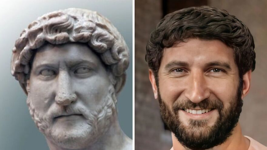 Michelangelo, Herodotus, Lincoln. AI has shown what historical figures would look like today - Artificial Intelligence, Historical figures, Future, Michelangelo Buonarroti, Portrait, Adrian, Herodotus, Benjamin Franklin, Abraham Lincoln, Cicero, Sailors, Mona lisa, Aphrodite, Hercules, David, Longpost