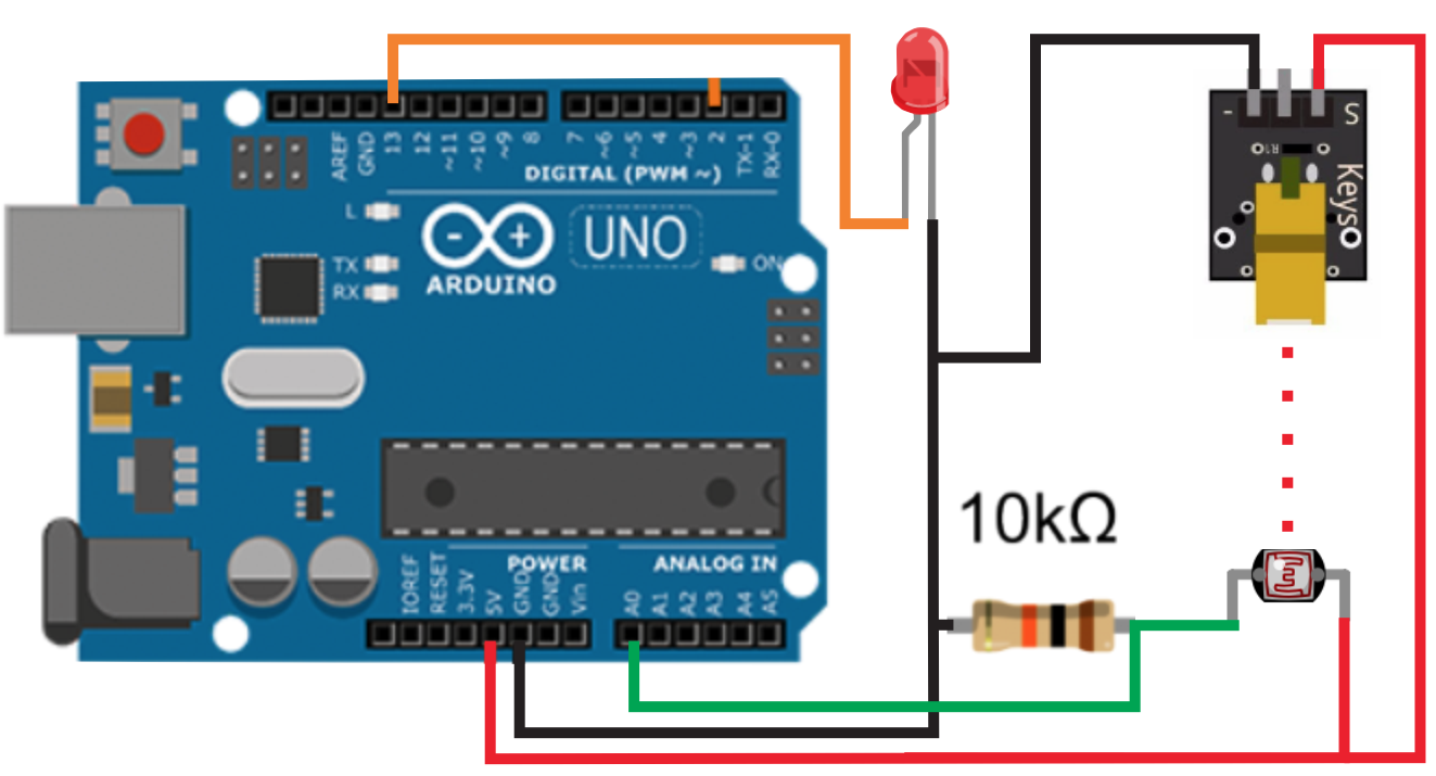 ArduBlock 2.0 - Лазерная сигнализация на Arduino | Пикабу