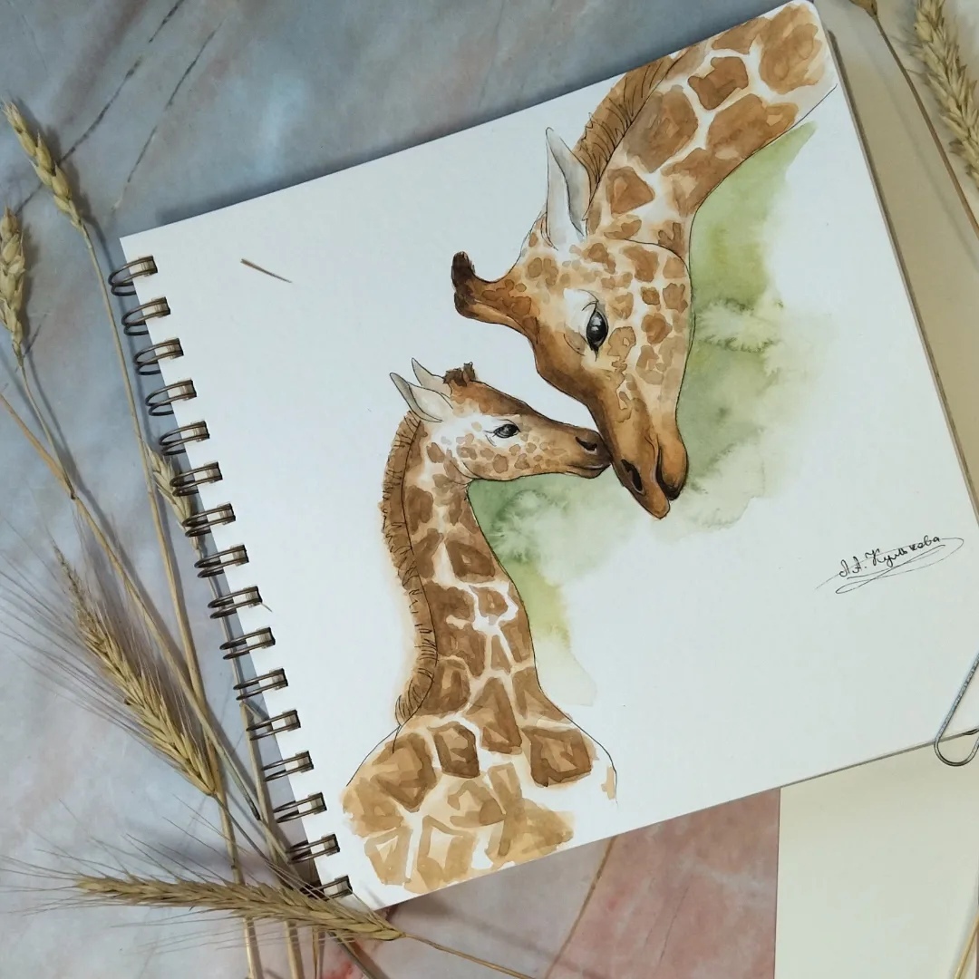 A little bit of what I draw in a sketchbook)) - My, Sketchbook, Sketch, Watercolor, Longpost