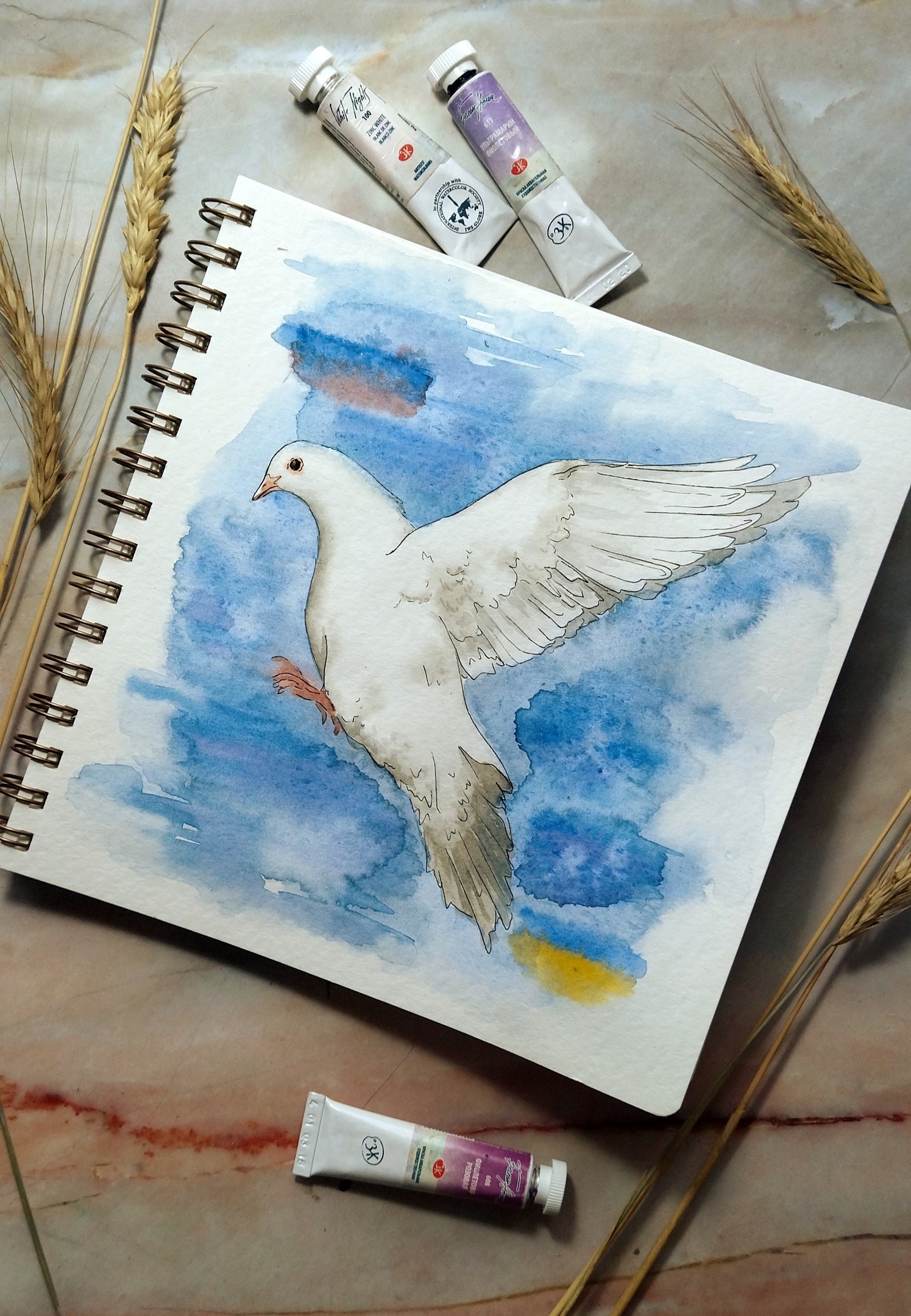 A little bit of what I draw in a sketchbook)) - My, Sketchbook, Sketch, Watercolor, Longpost