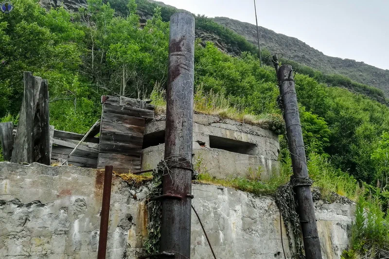 In this Arctic mountain on Kildin Island, nuclear warheads of Soviet cruise missiles were stored. - Kildin Island, Nuclear weapons, Storage, Bunker, Rocket, the USSR, Military, Abandoned, Yandex Zen, Longpost