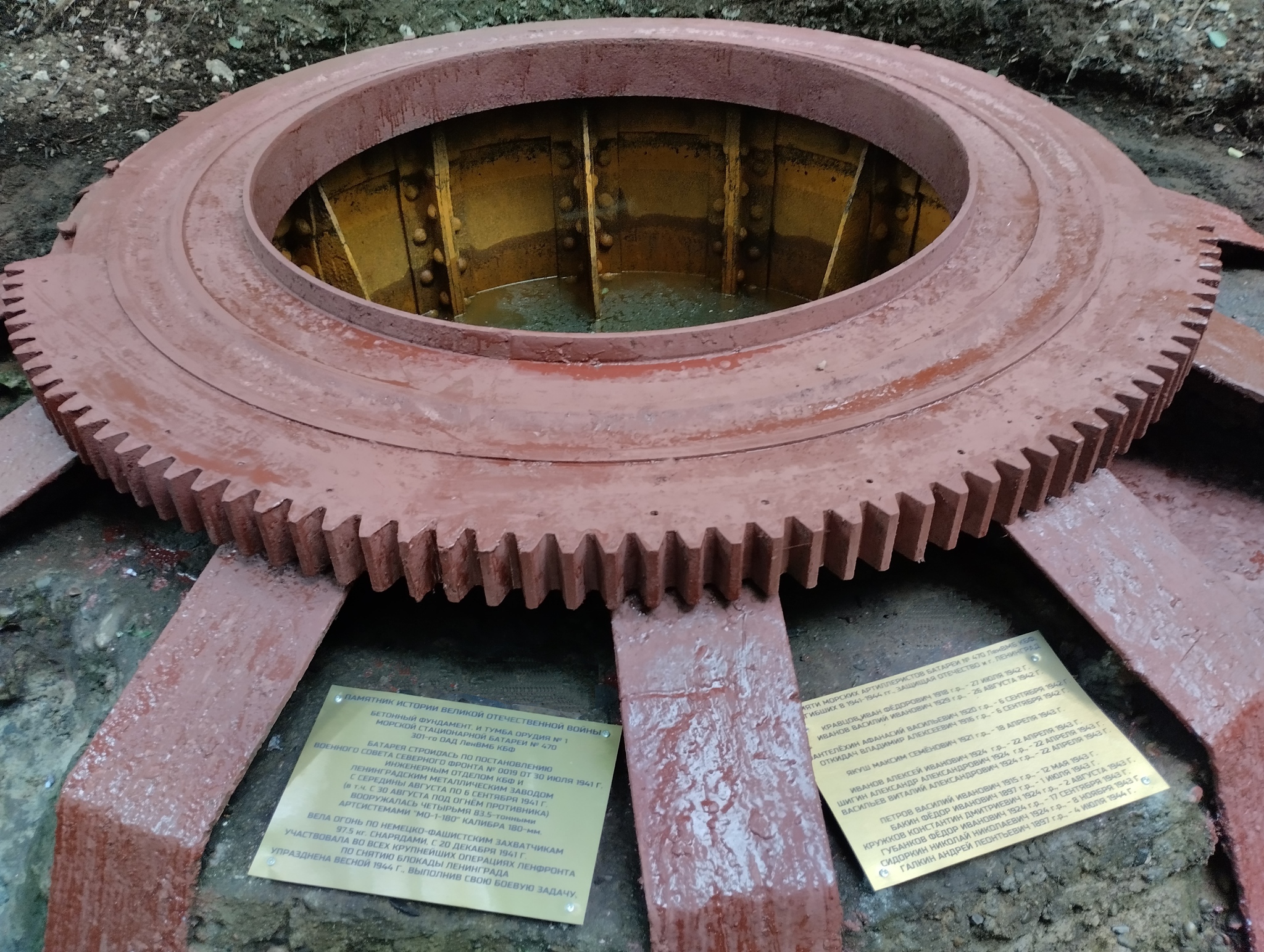 General cleaning at the marine battery in the forest of the Leningrad region - My, Leningrad region, The Great Patriotic War, Baltic Fleet, Monument, Longpost