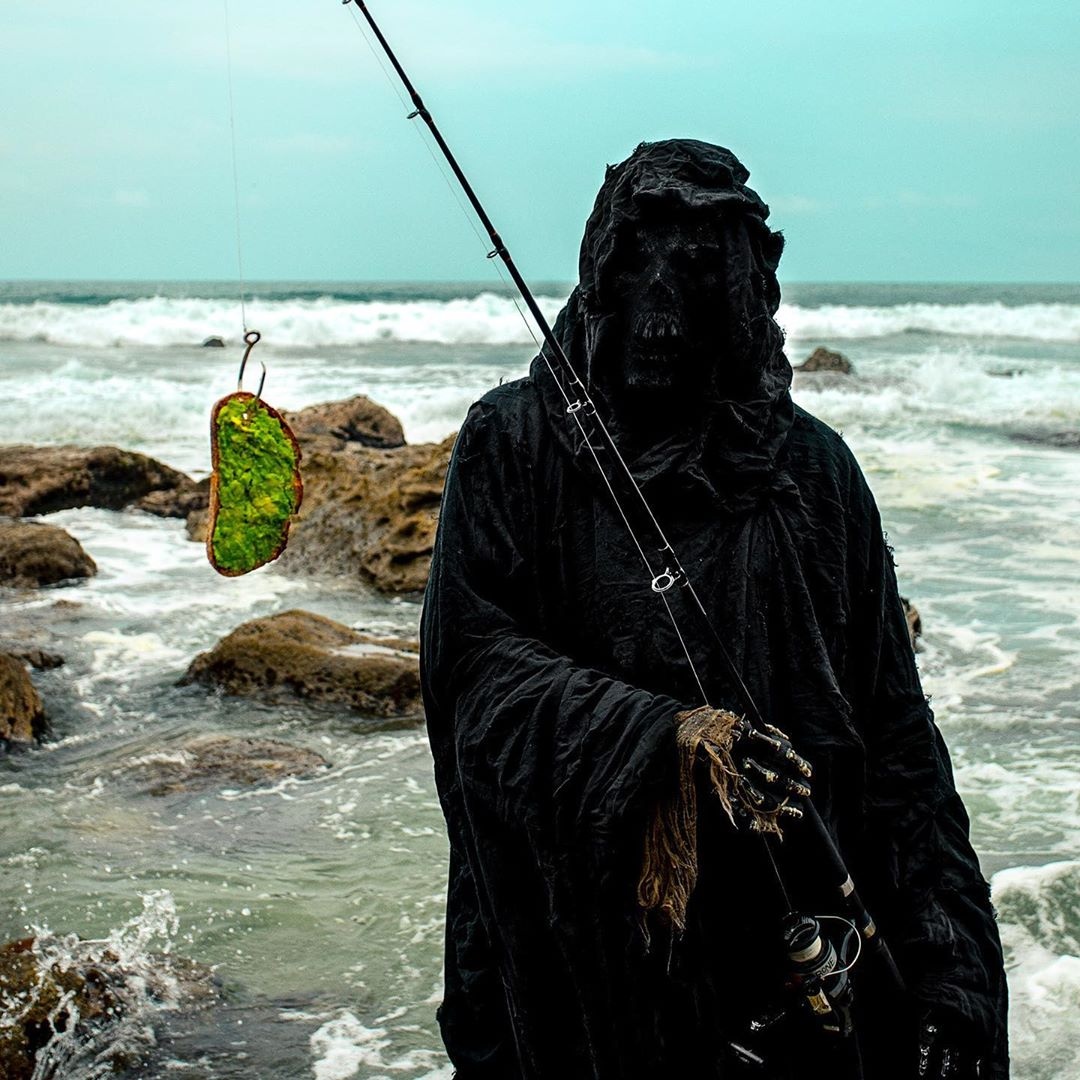 The Reaper Needs a Vacation Too - The photo, Grim Reaper, Vacation, Professional shooting, Longpost, Humor