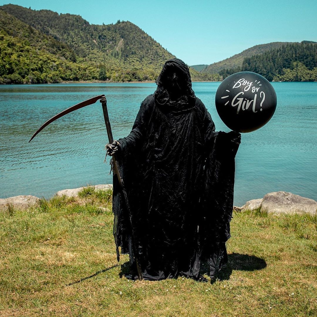 The Reaper Needs a Vacation Too - The photo, Grim Reaper, Vacation, Professional shooting, Longpost, Humor